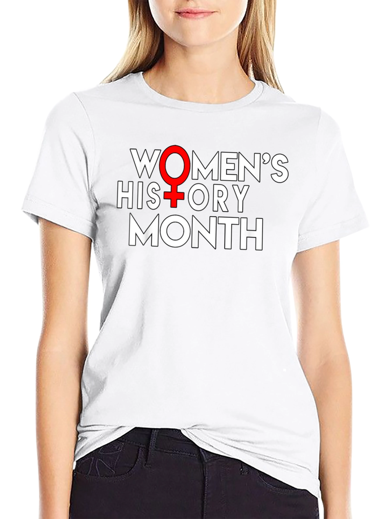 Womens History Month T-Shirt - Black