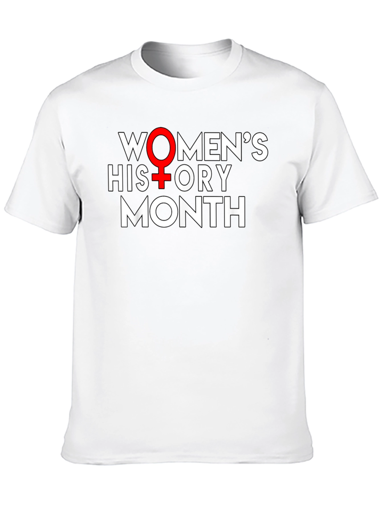 Womens History Month T-Shirt - Black