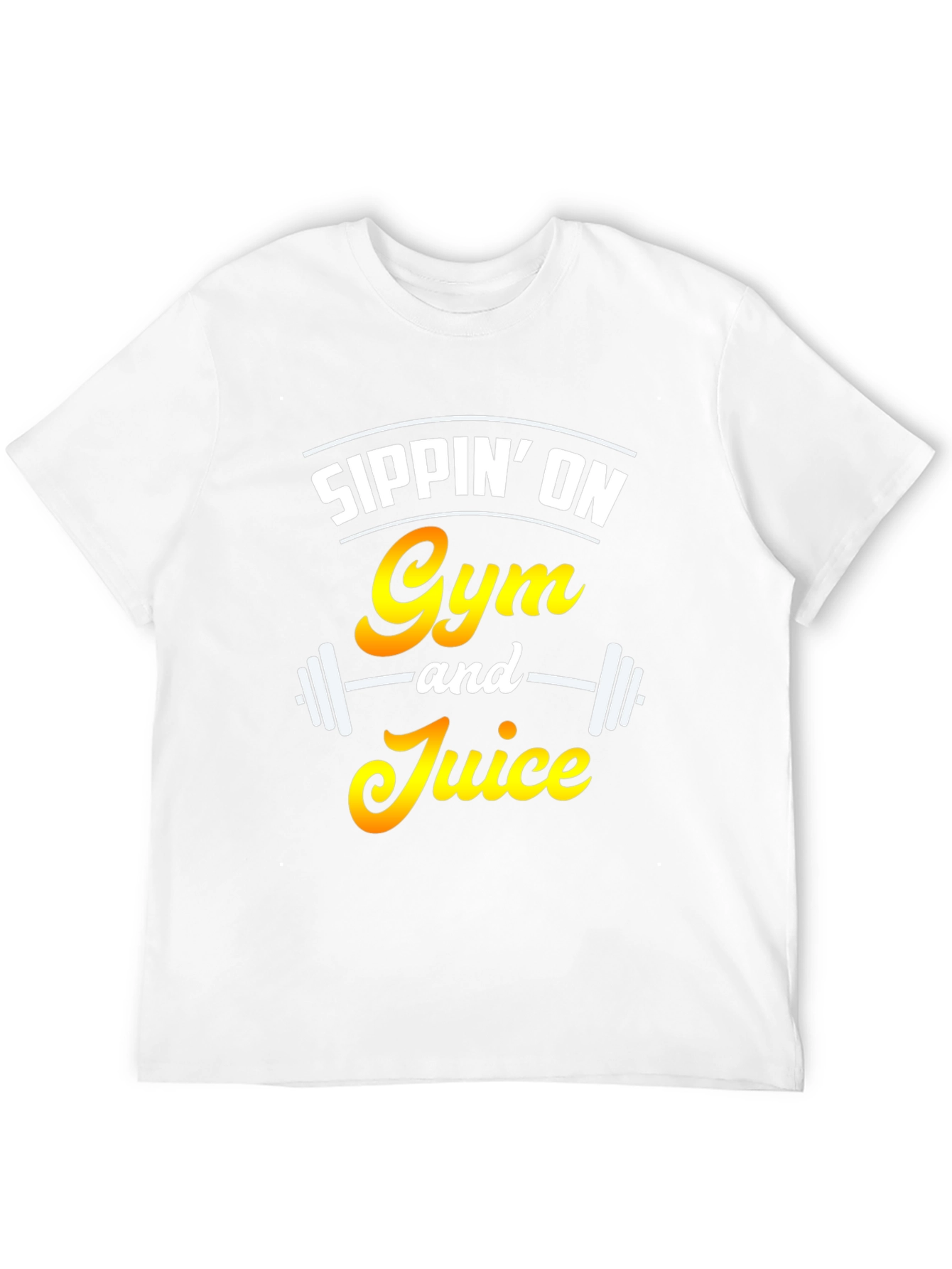 Sippin on Gym and Juice Black T-Shirt
