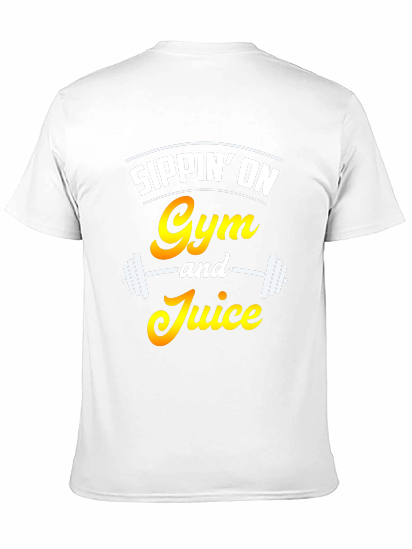 Sippin on Gym and Juice Black T-Shirt