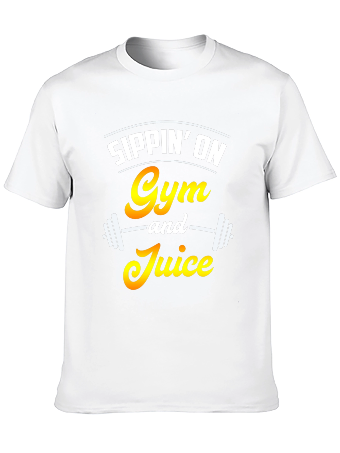 Sippin on Gym and Juice Black T-Shirt
