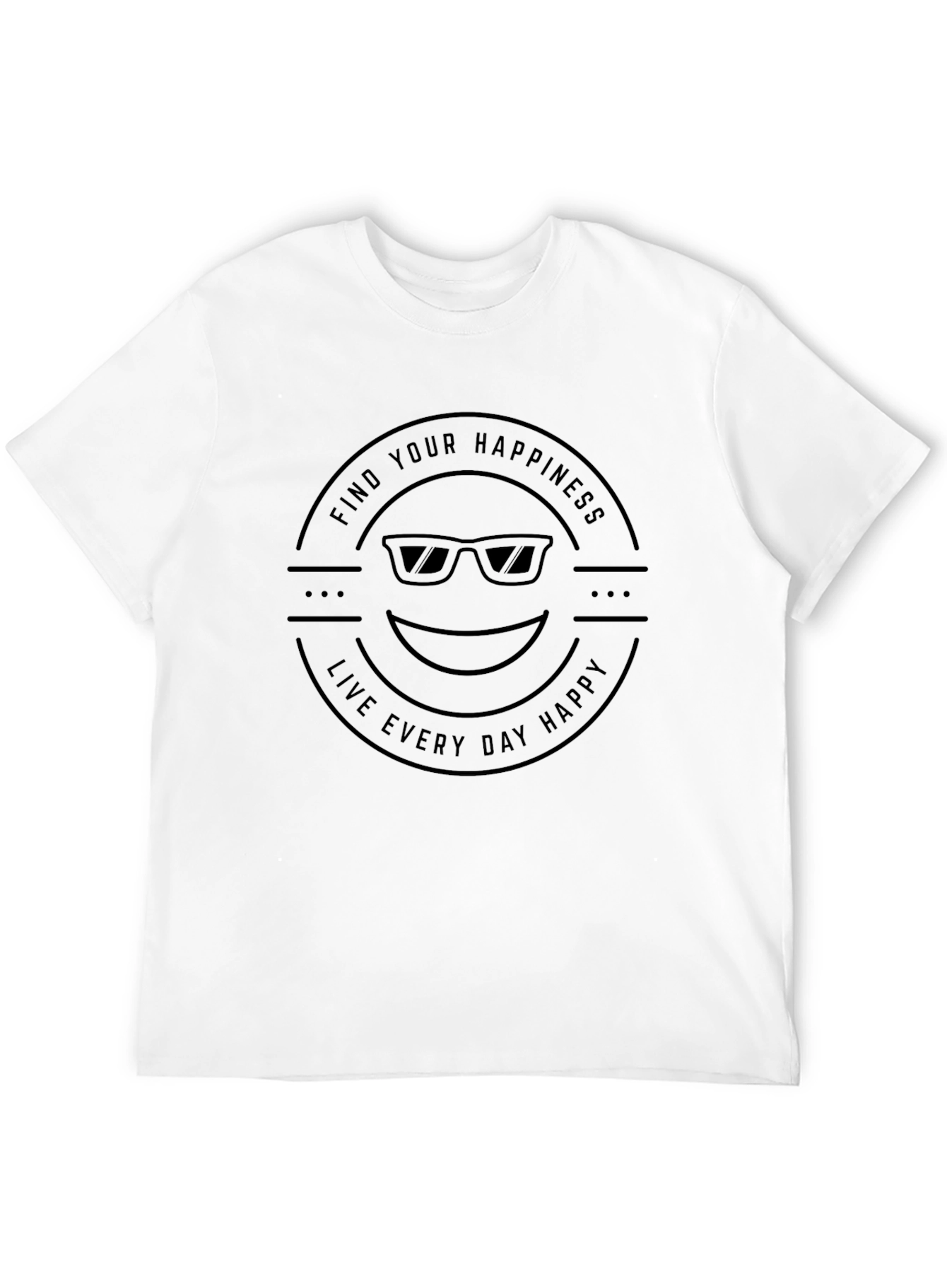 Find Happiness Graphic Tee - Live Happy Everyday!