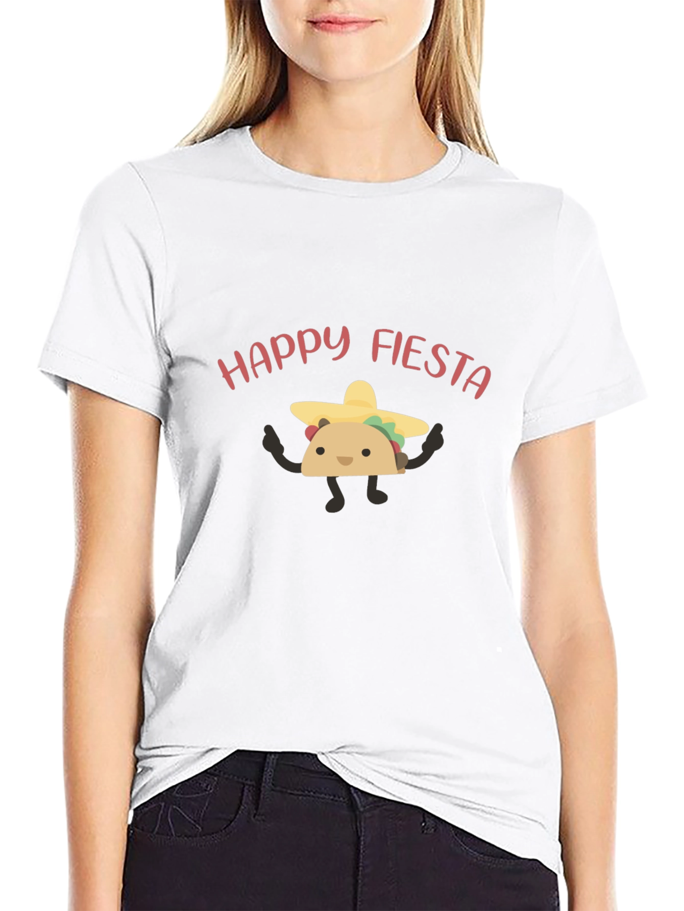 Happy Fiesta Taco T-Shirt - Cinco de Mayo