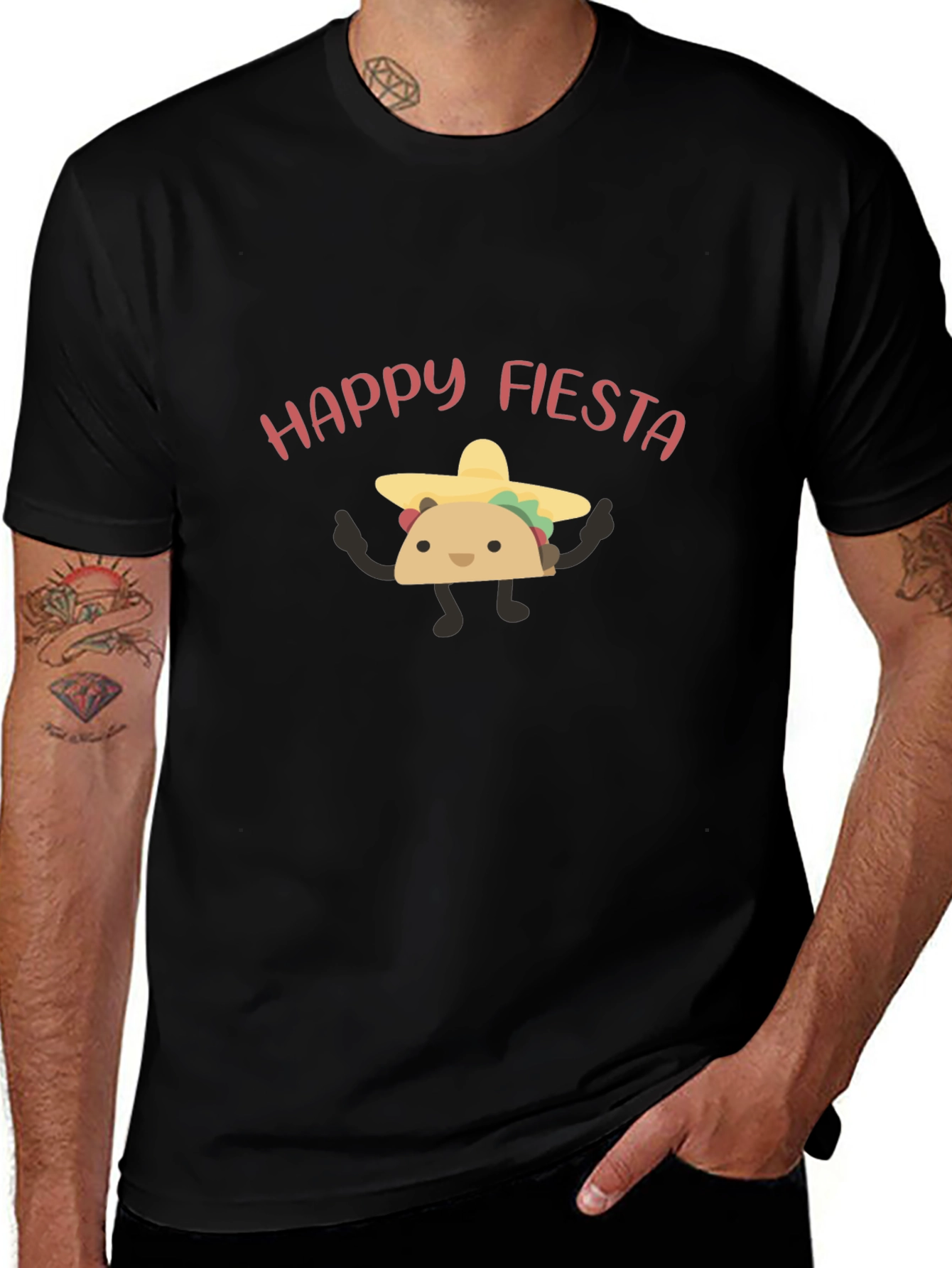 Happy Fiesta Taco T-Shirt - Cinco de Mayo