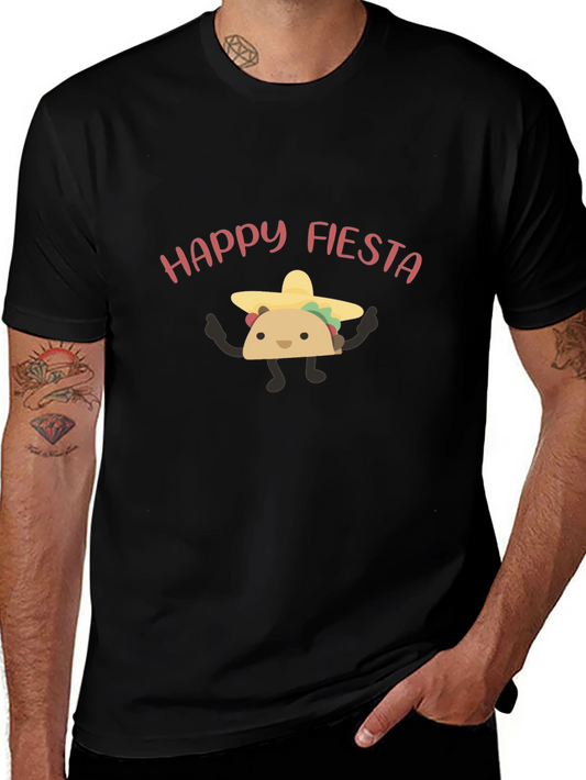 Happy Fiesta Taco T-Shirt - Cinco de Mayo