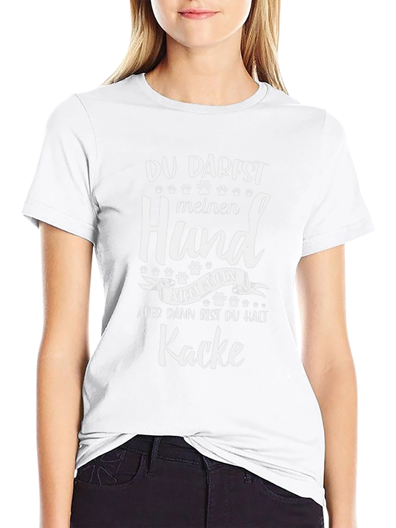 Funny Dog Lover T-Shirt: Du Darfst Meinen Hund