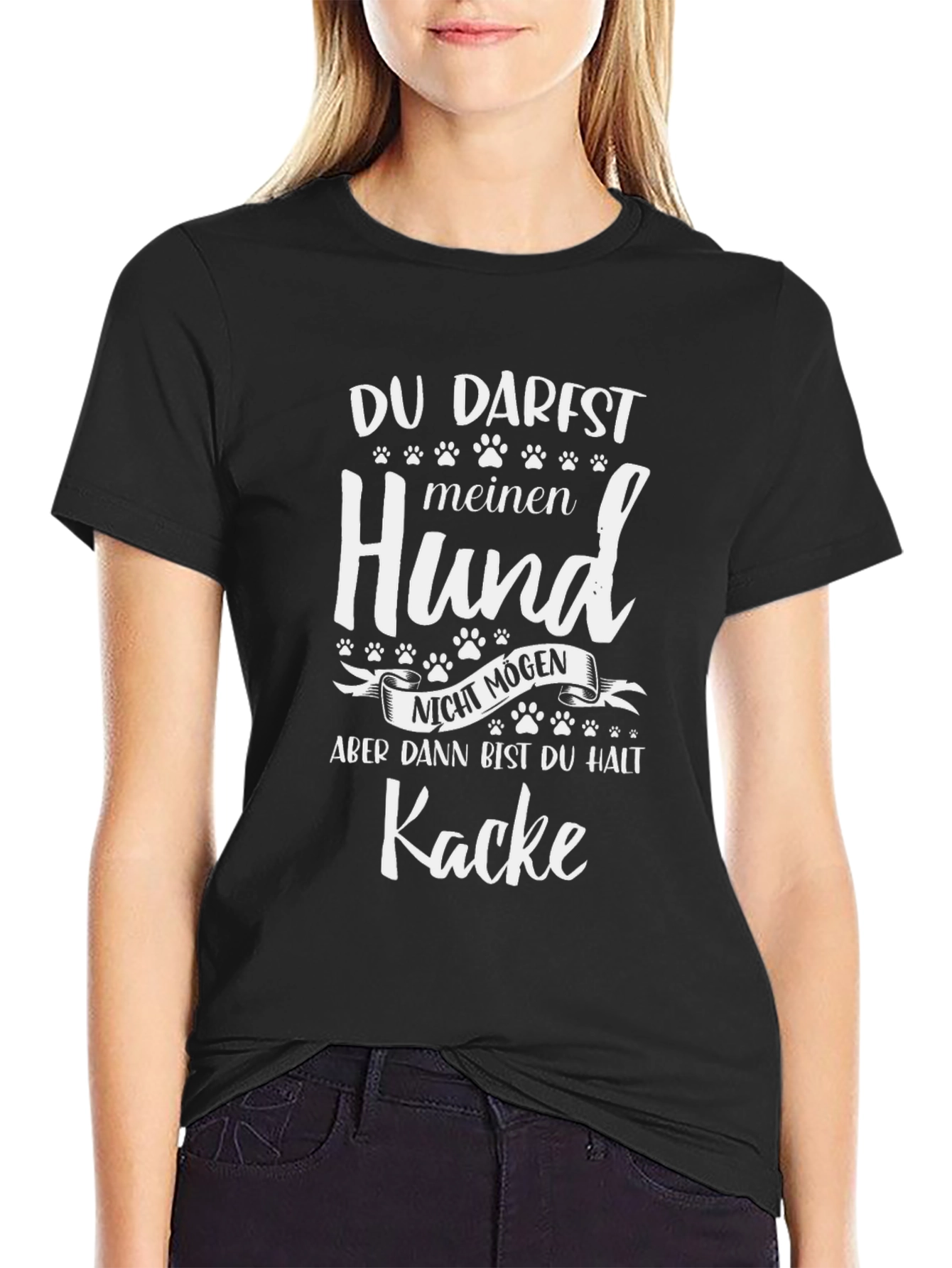 Funny Dog Lover T-Shirt: Du Darfst Meinen Hund