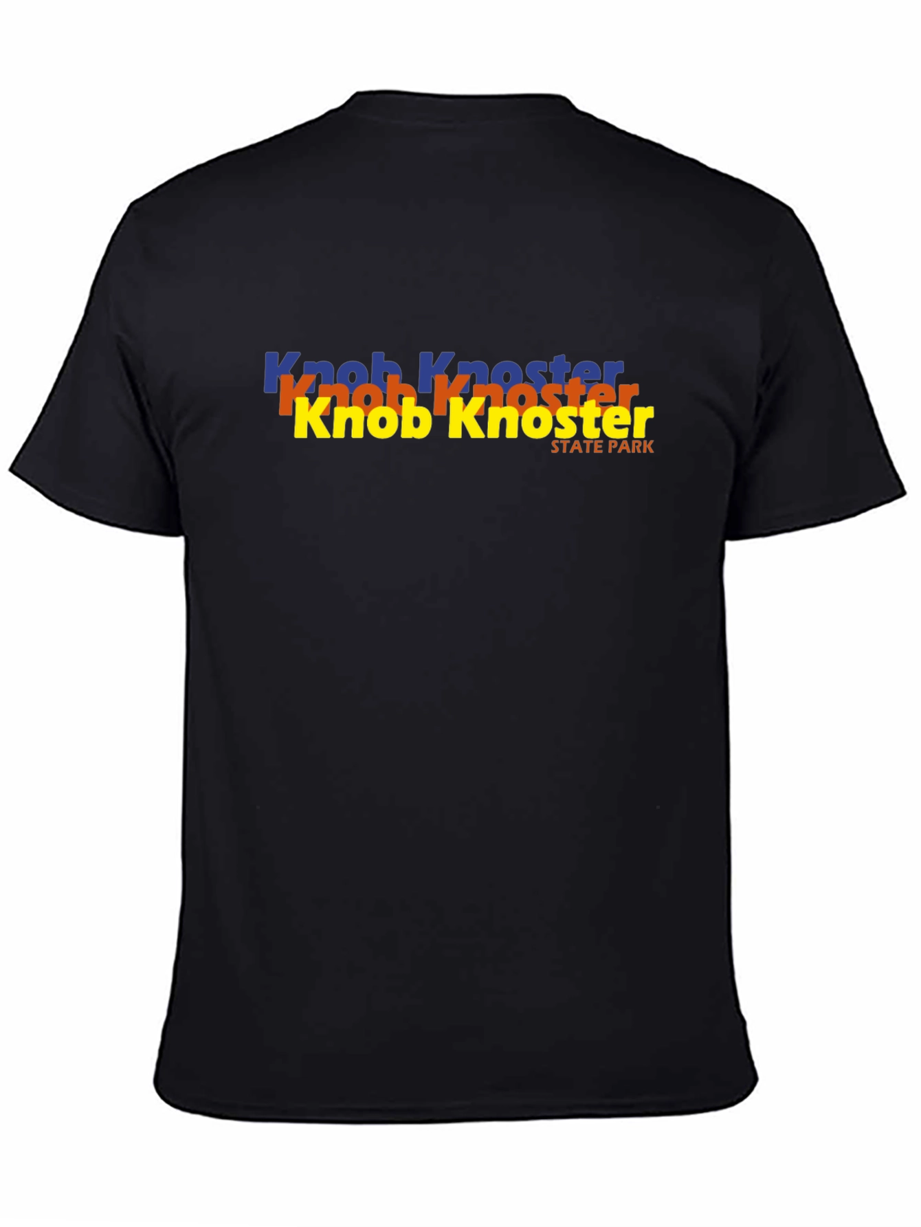 Knob Knoster State Park Black T-Shirt