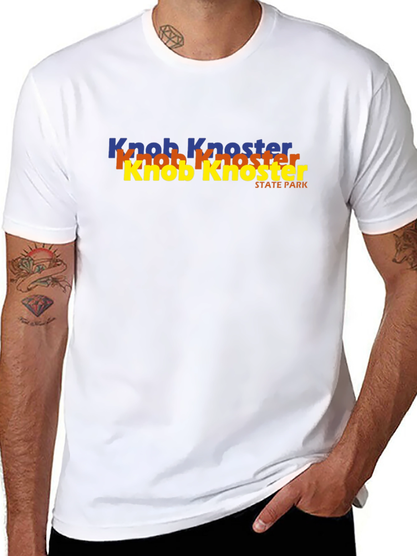Knob Knoster State Park Black T-Shirt