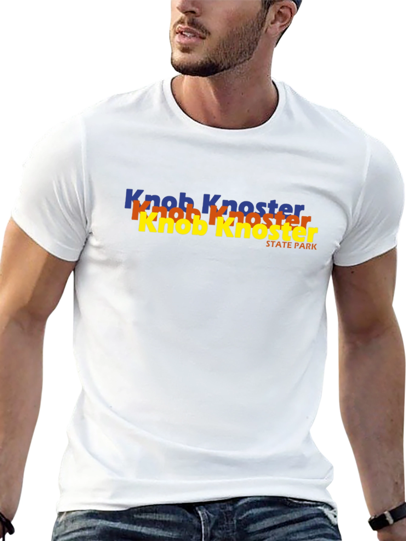 Knob Knoster State Park Black T-Shirt