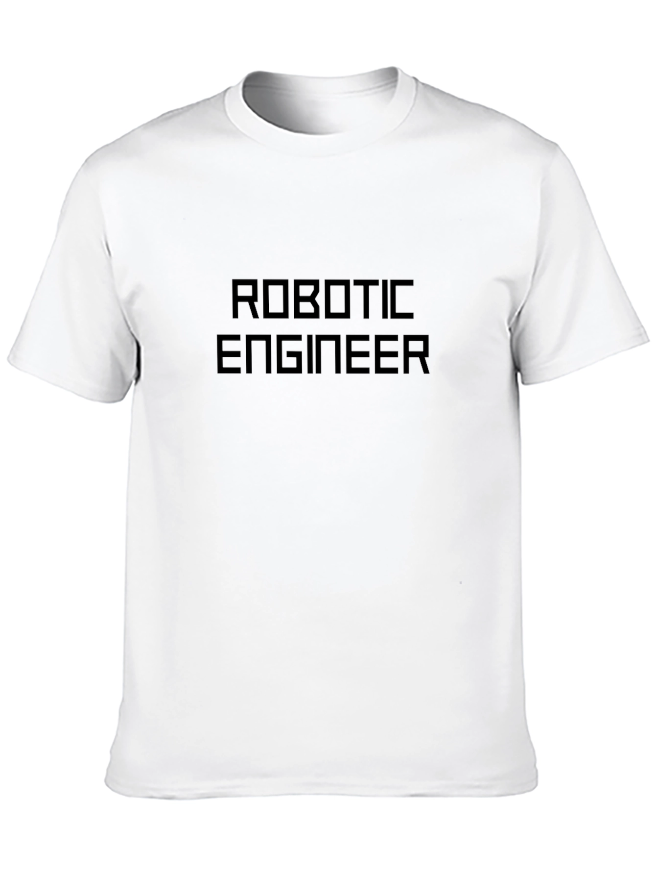 Robotic Engineer Tee - Black Graphic T-Shirt