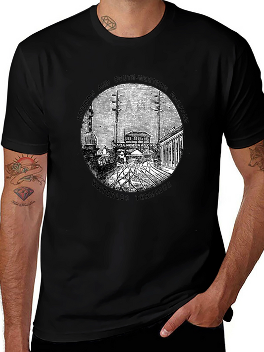 London Waterloo Terminus Graphic T-Shirt