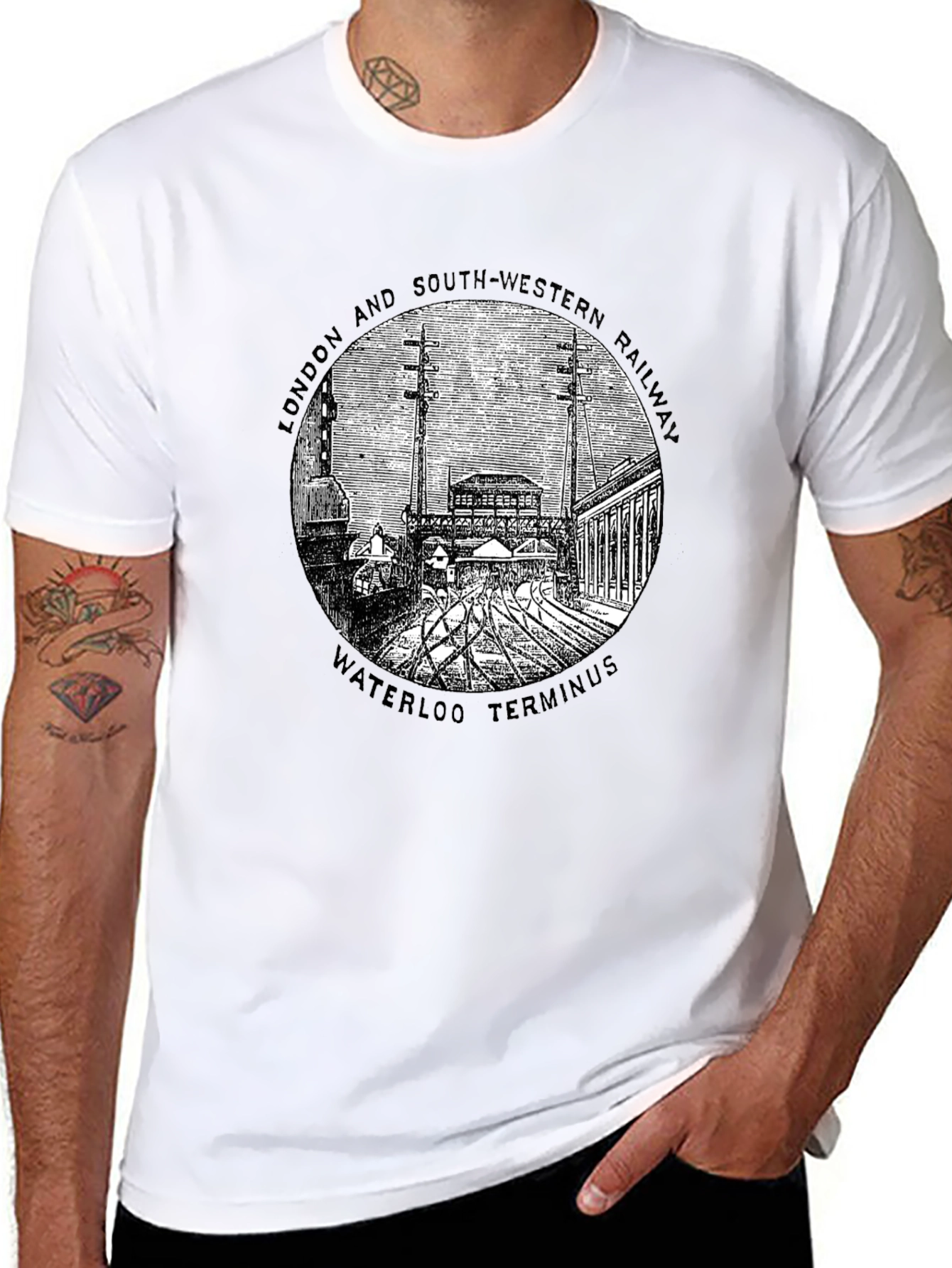 London Waterloo Terminus Graphic T-Shirt