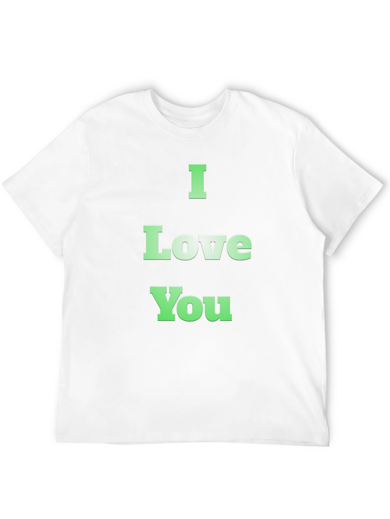 I Love You Graphic Tee - Black