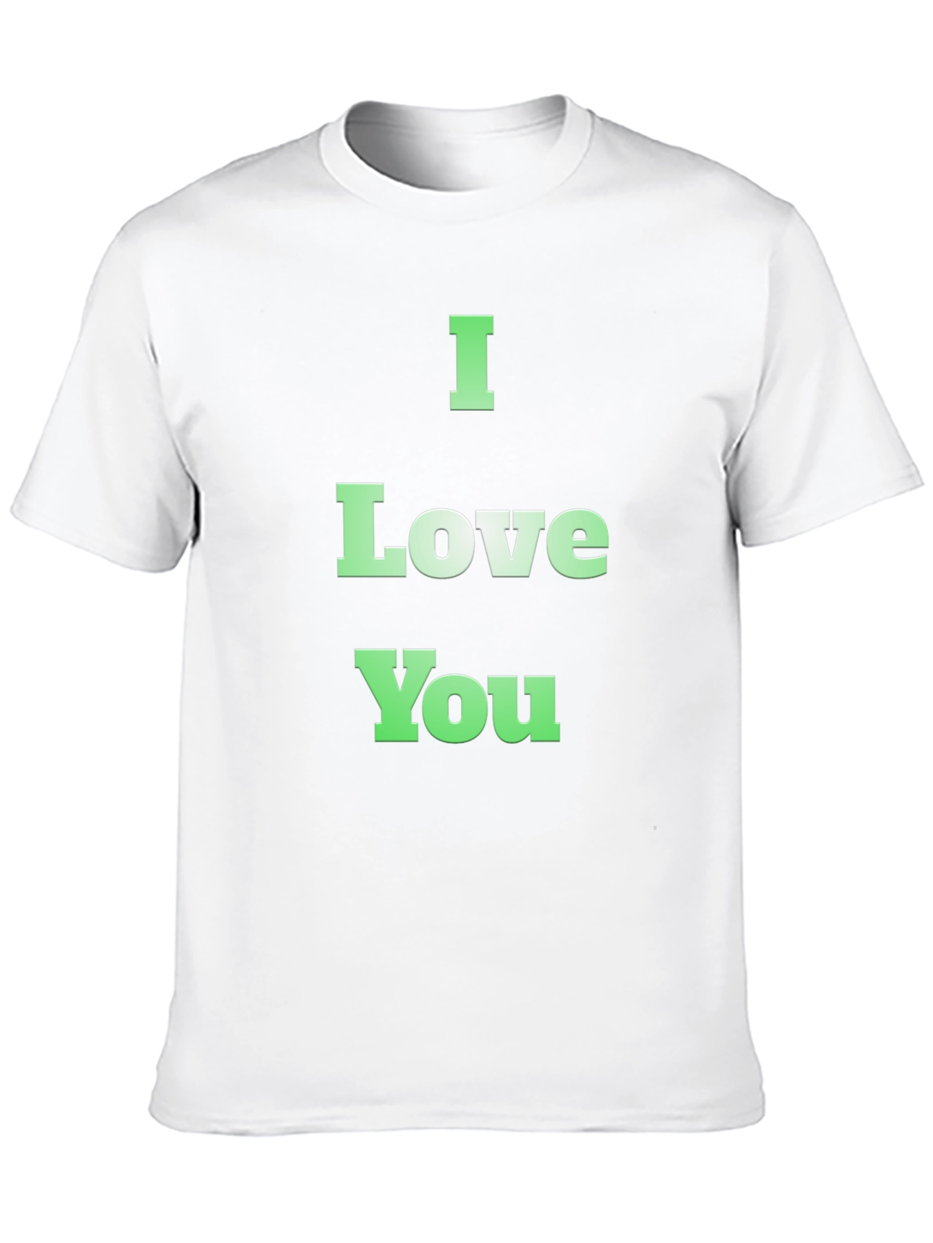 I Love You Graphic Tee - Black