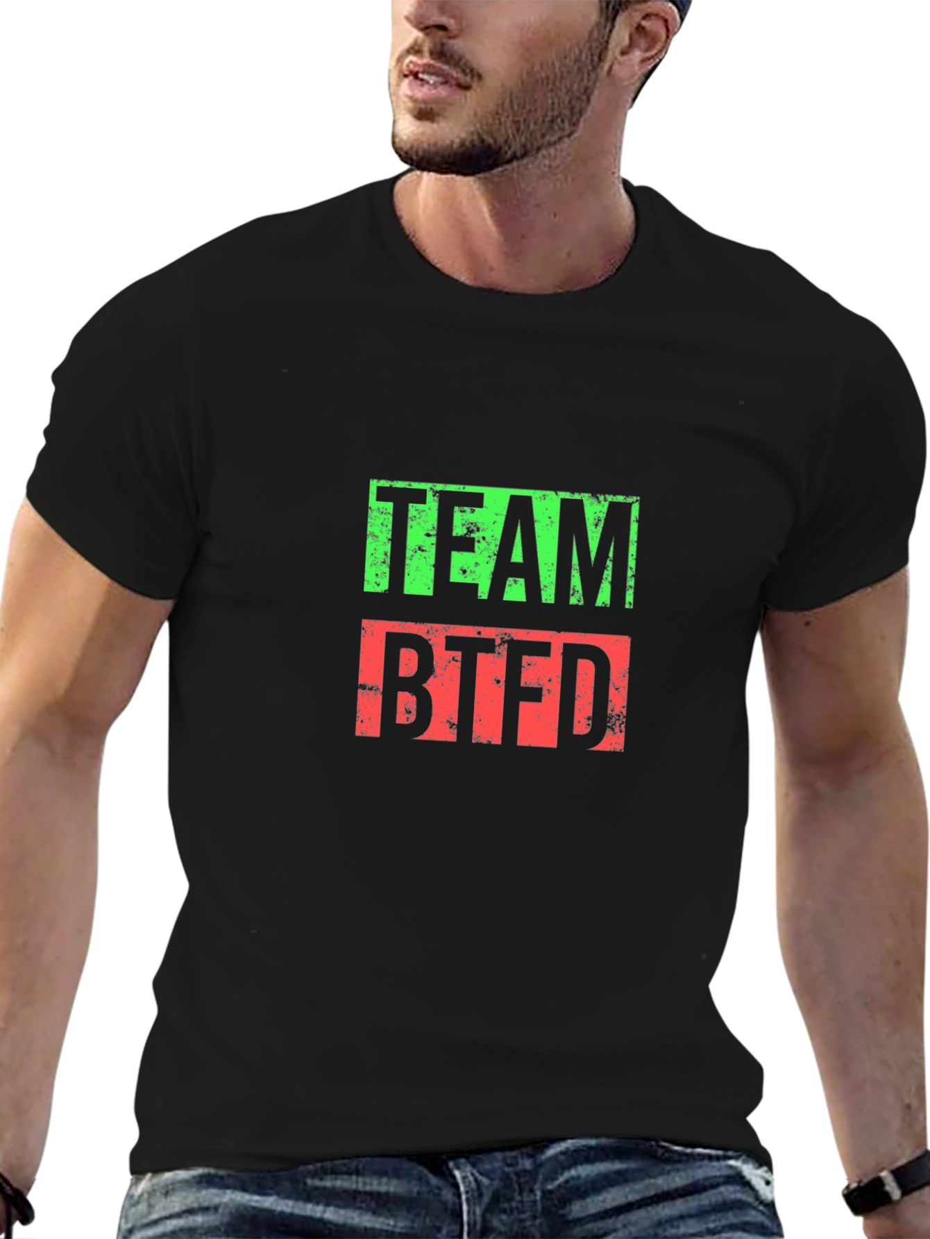 Team BTFD Graphic Tee - Bold Black T-Shirt