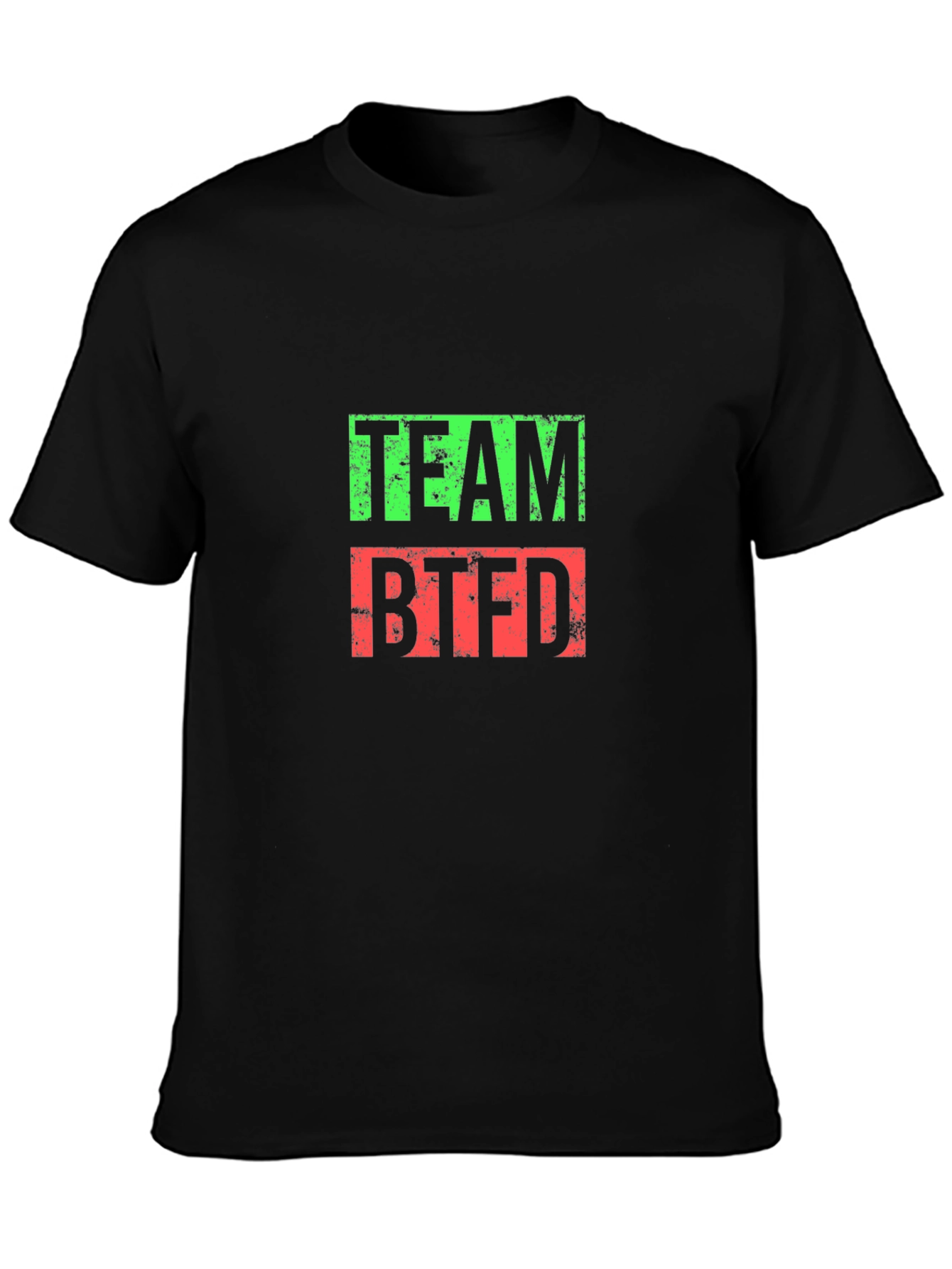 Team BTFD Graphic Tee - Bold Black T-Shirt