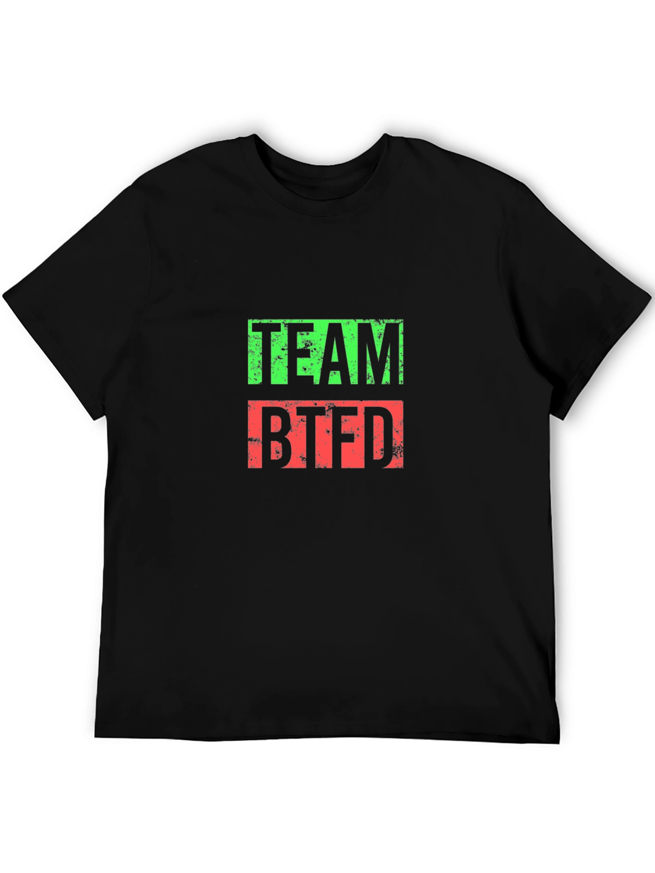 Team BTFD Graphic Tee - Bold Black T-Shirt