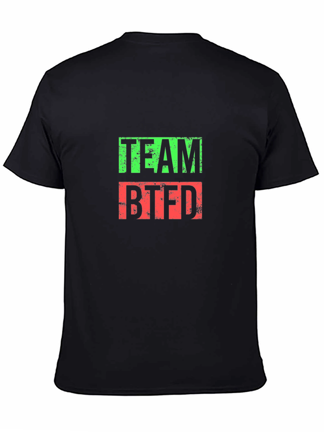 Team BTFD Graphic Tee - Bold Black T-Shirt