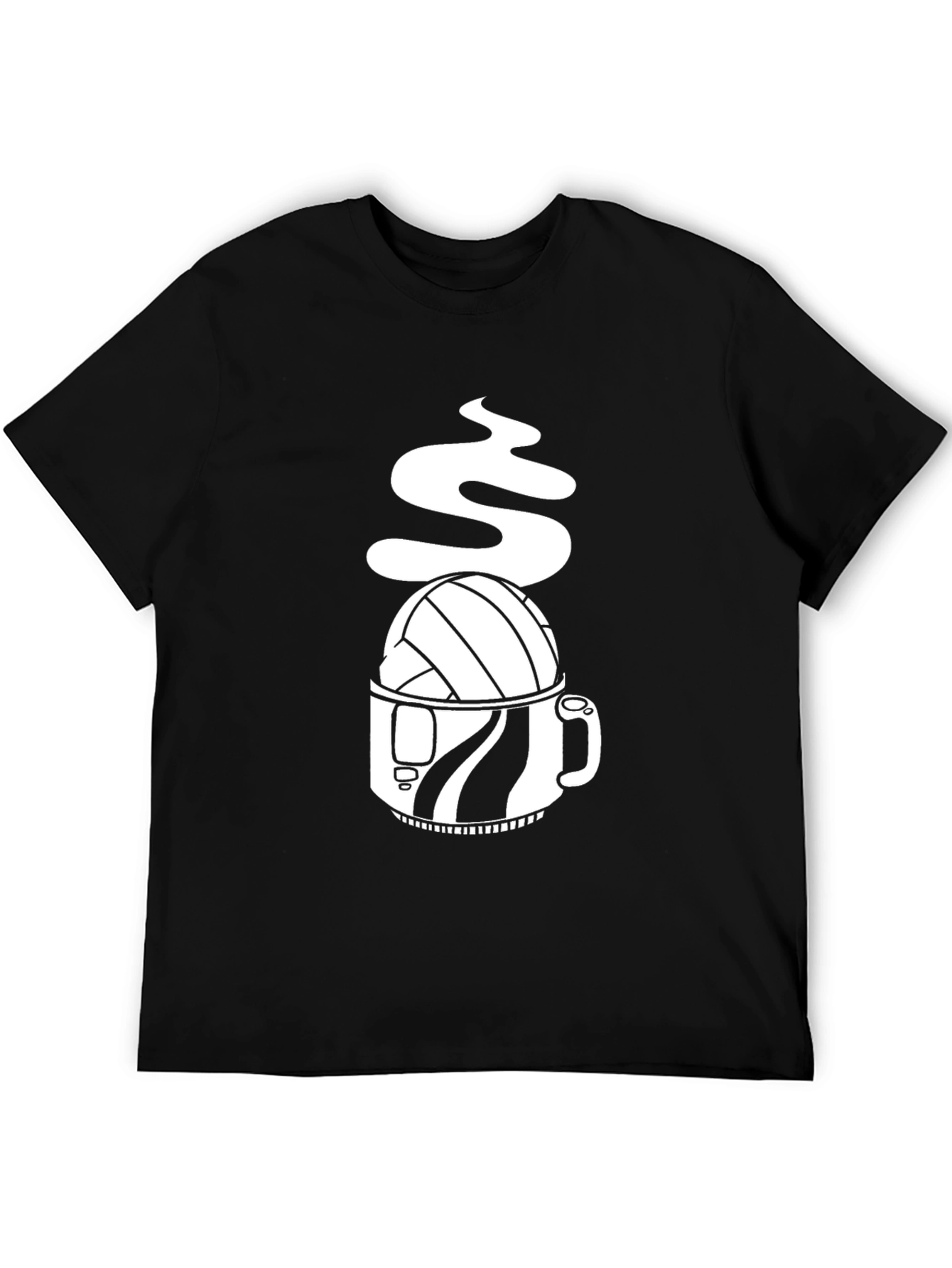 Volleyball Coffee T-Shirt - Unique Graphic Tee