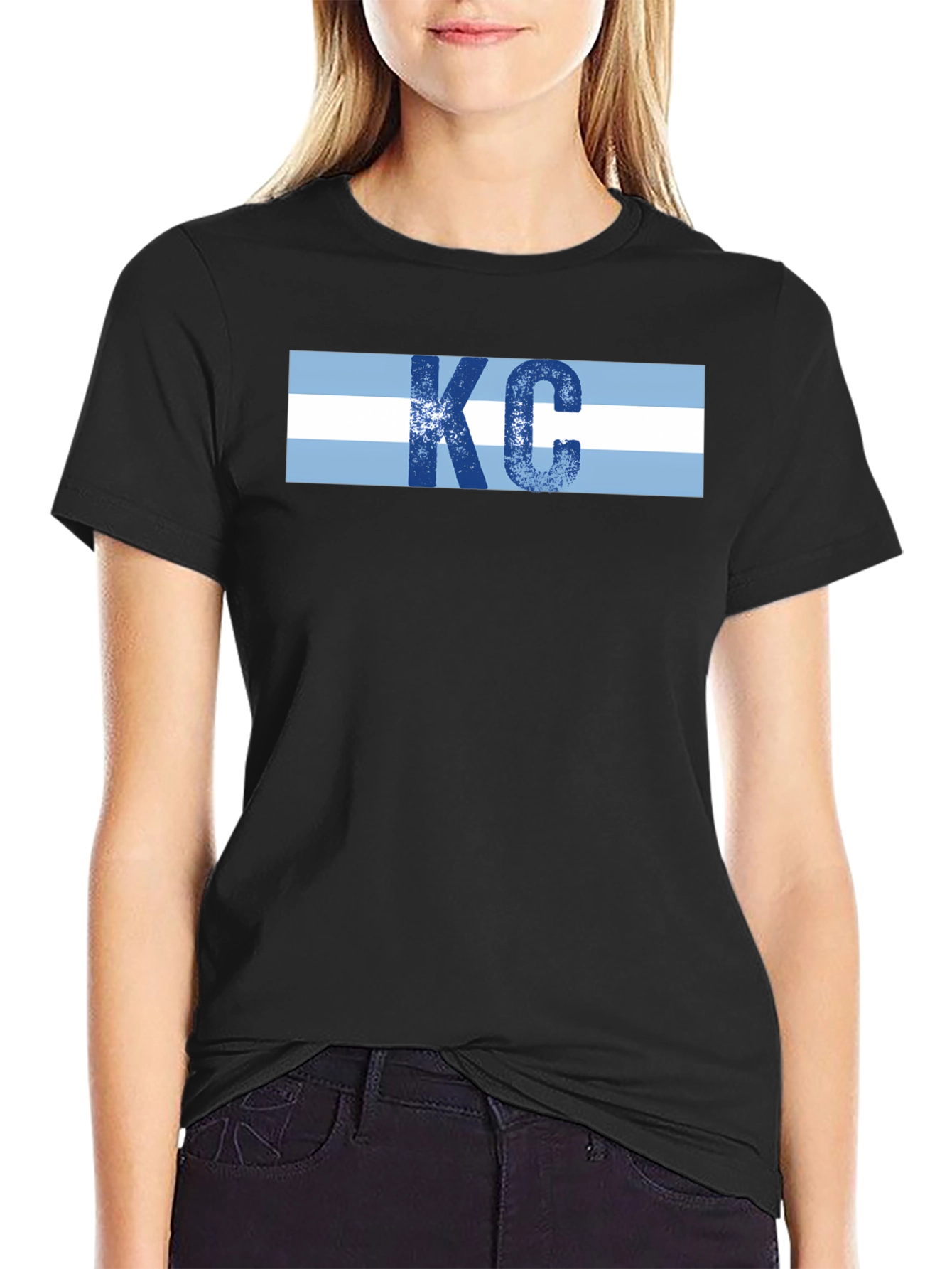 KC Stripes Graphic T-Shirt