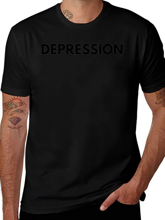 Depression T-Shirt - Classic Black Tee