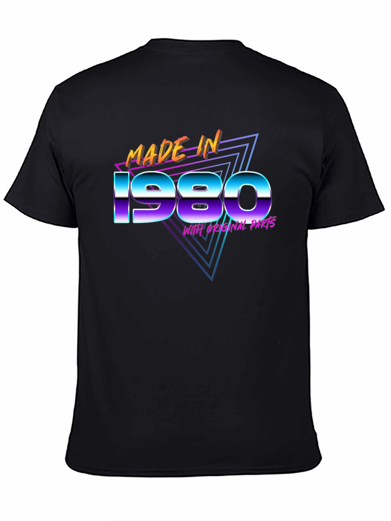Made in 1980 T-Shirt Retro 80s Birthday Gift
