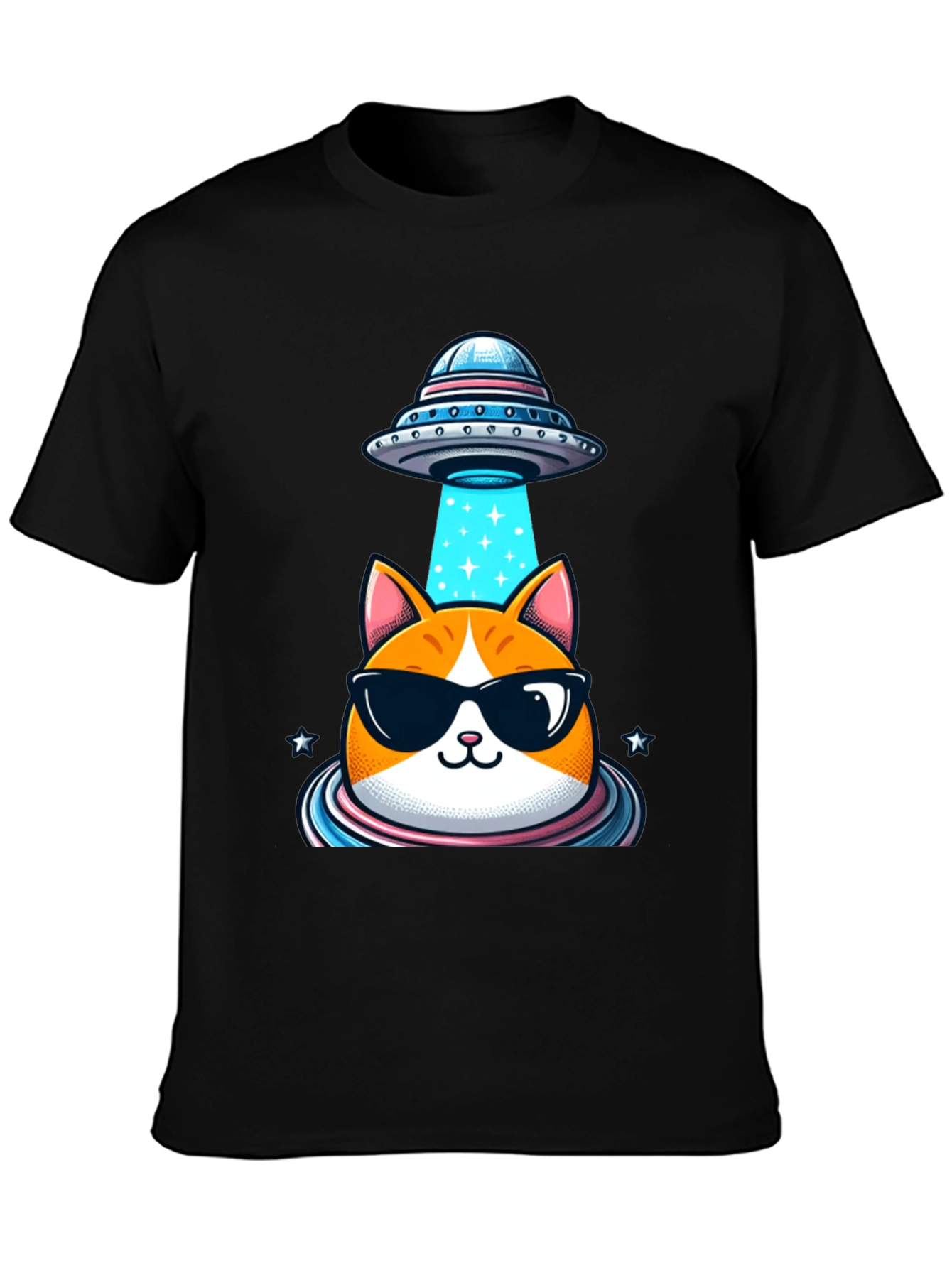 UFO Cat Abduction T-Shirt