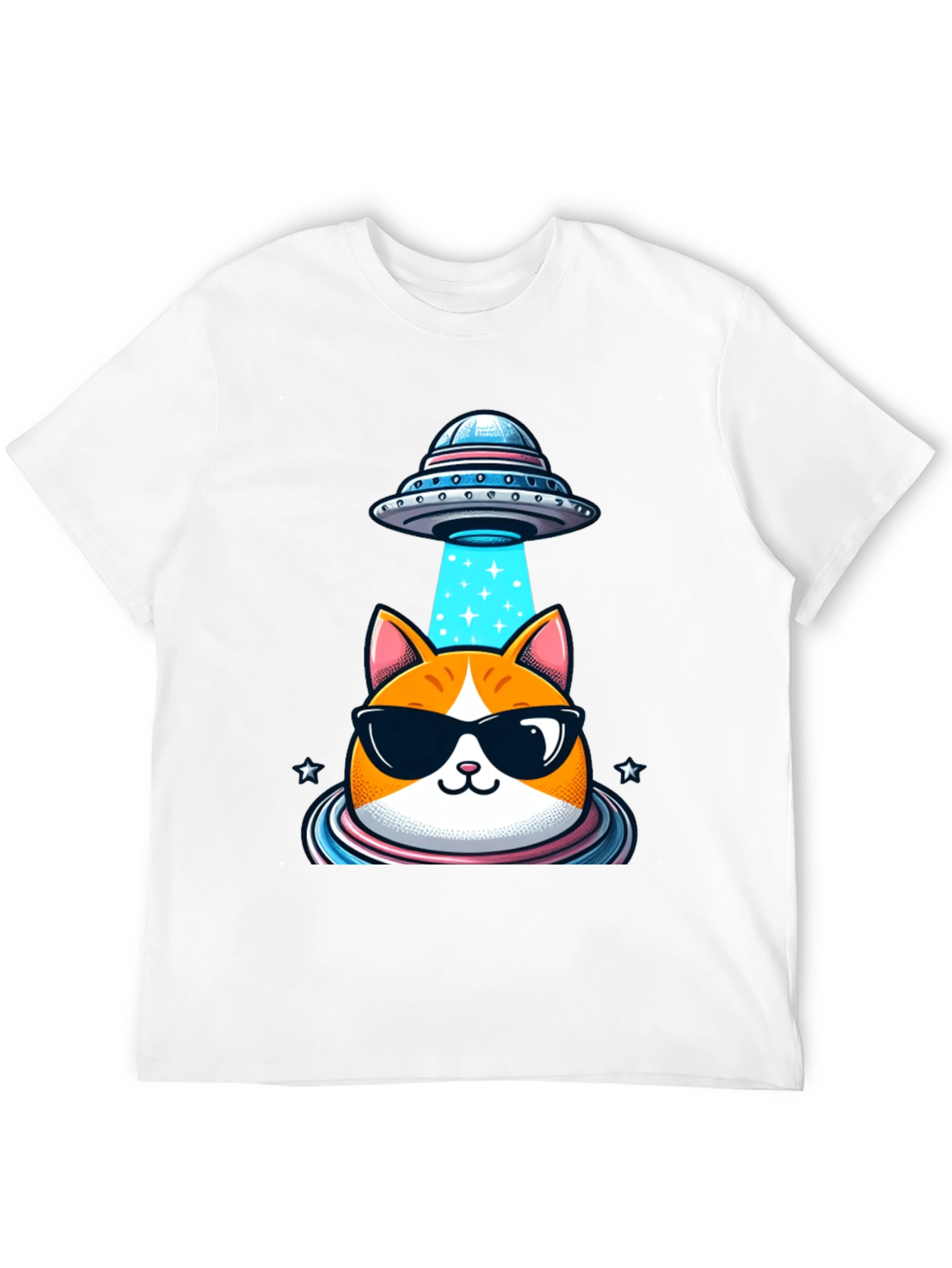 UFO Cat Abduction T-Shirt