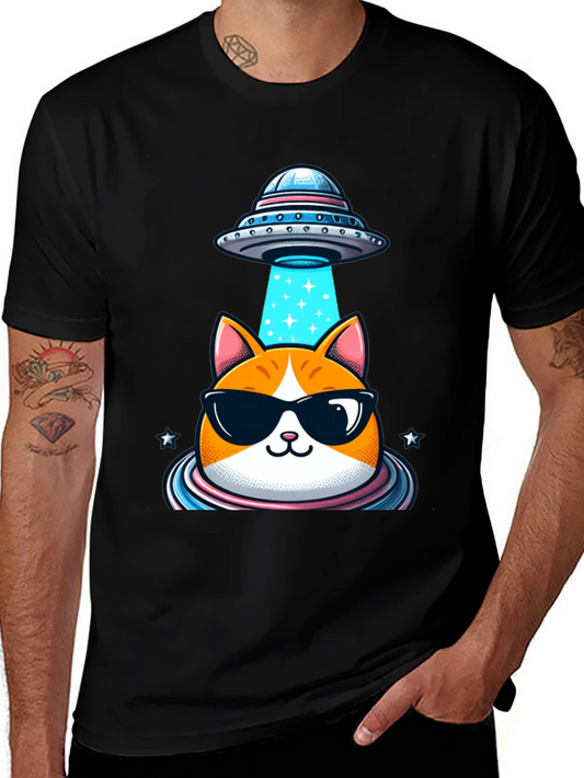 UFO Cat Abduction T-Shirt