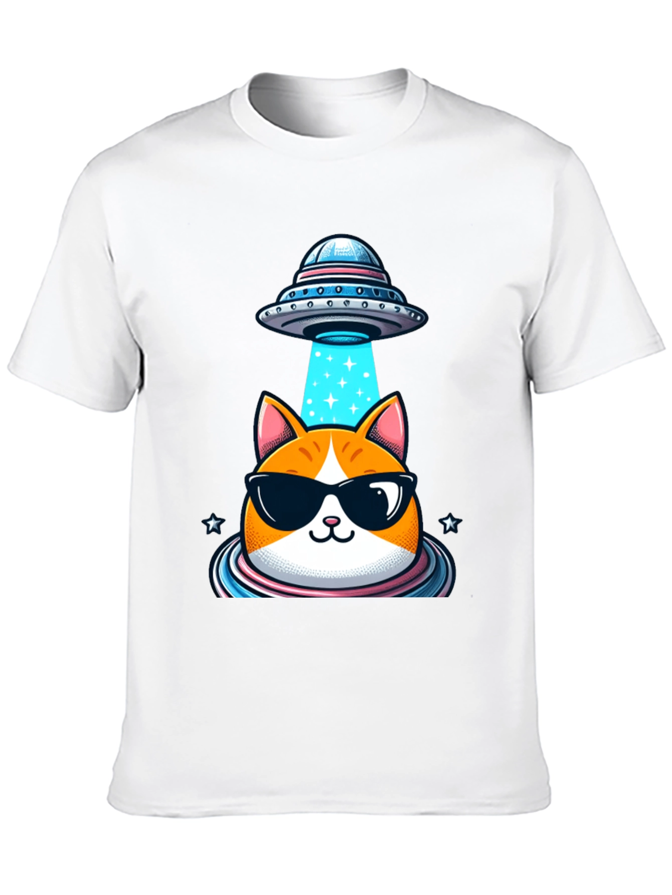 UFO Cat Abduction T-Shirt