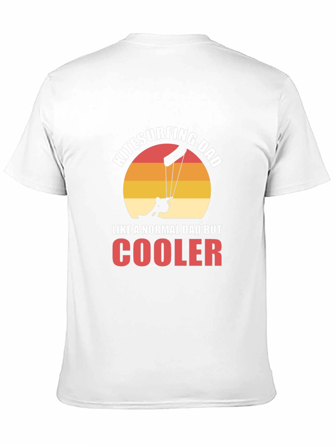 Kitesurfing Dad Graphic T-Shirt - Cool Fathers Day Tee