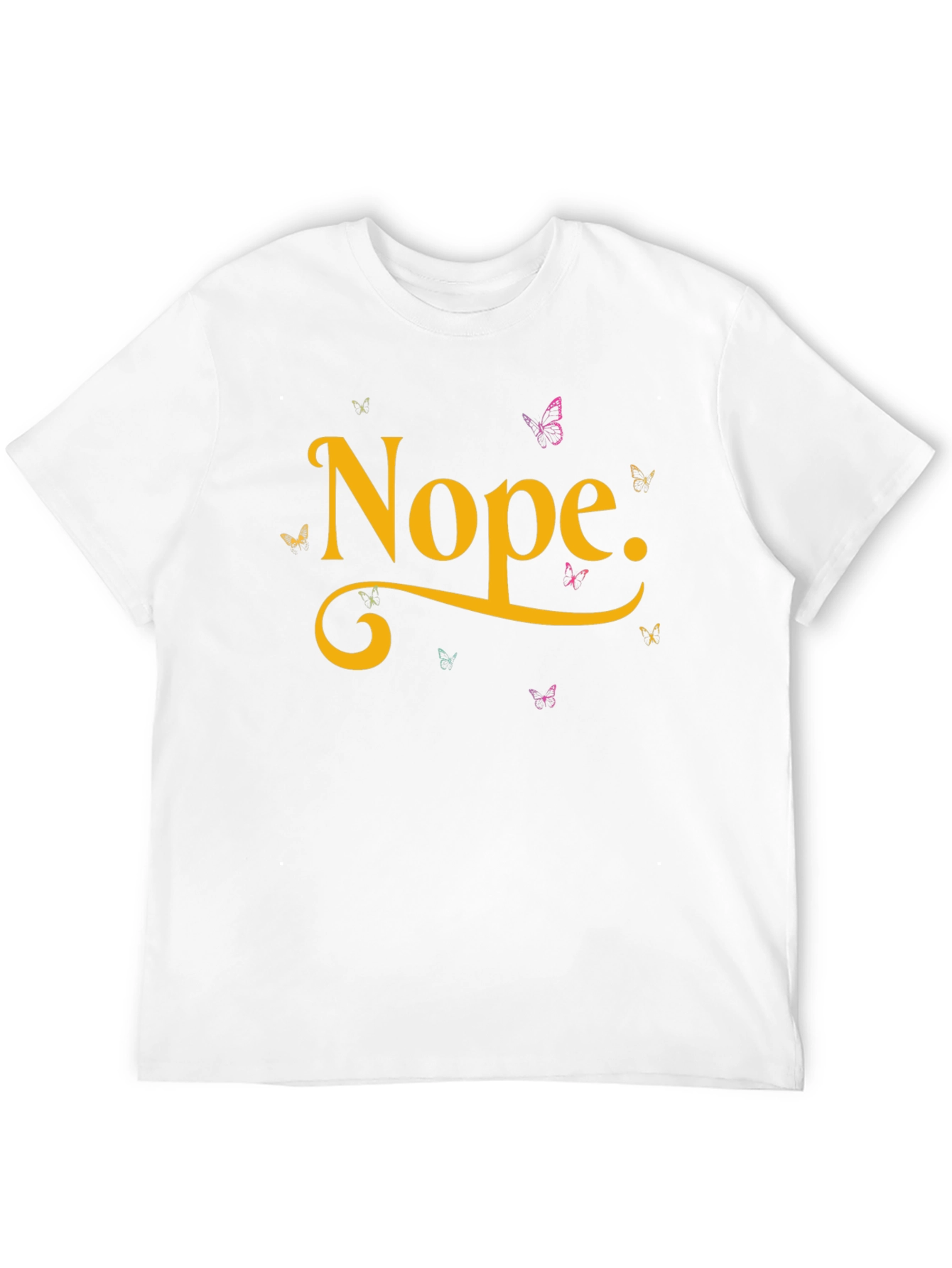 Nope Butterfly Graphic Tee