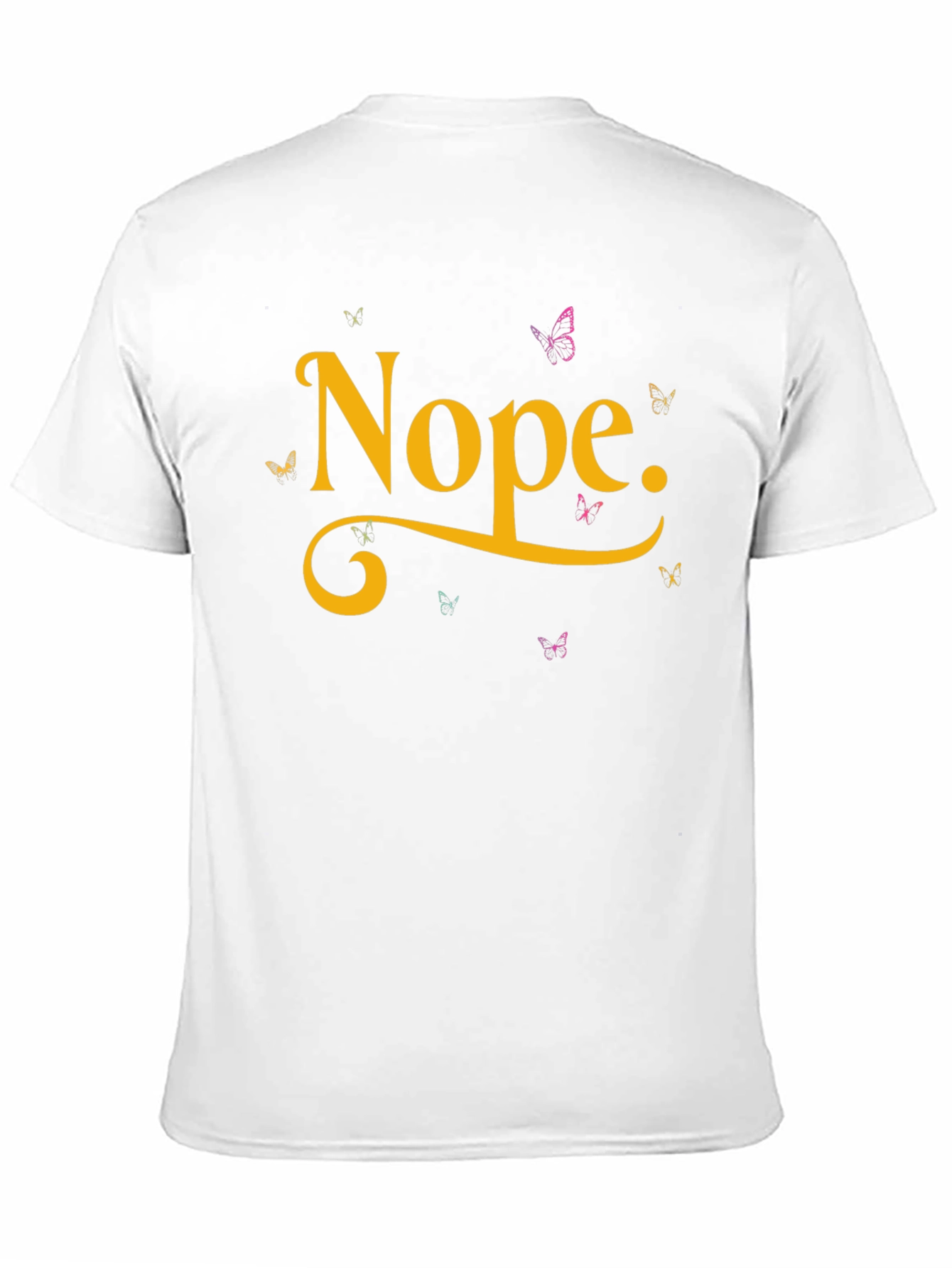 Nope Butterfly Graphic Tee