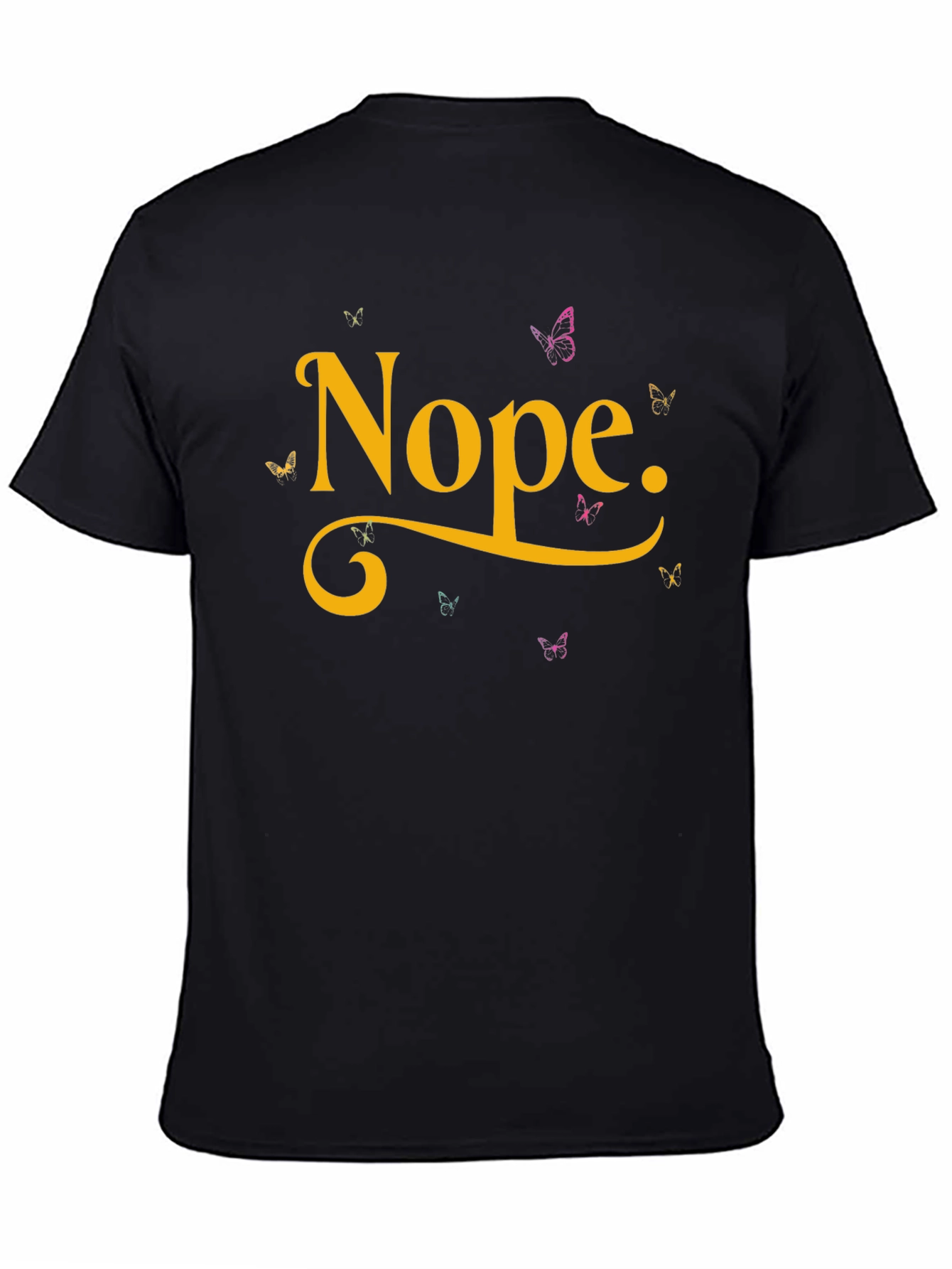 Nope Butterfly Graphic Tee