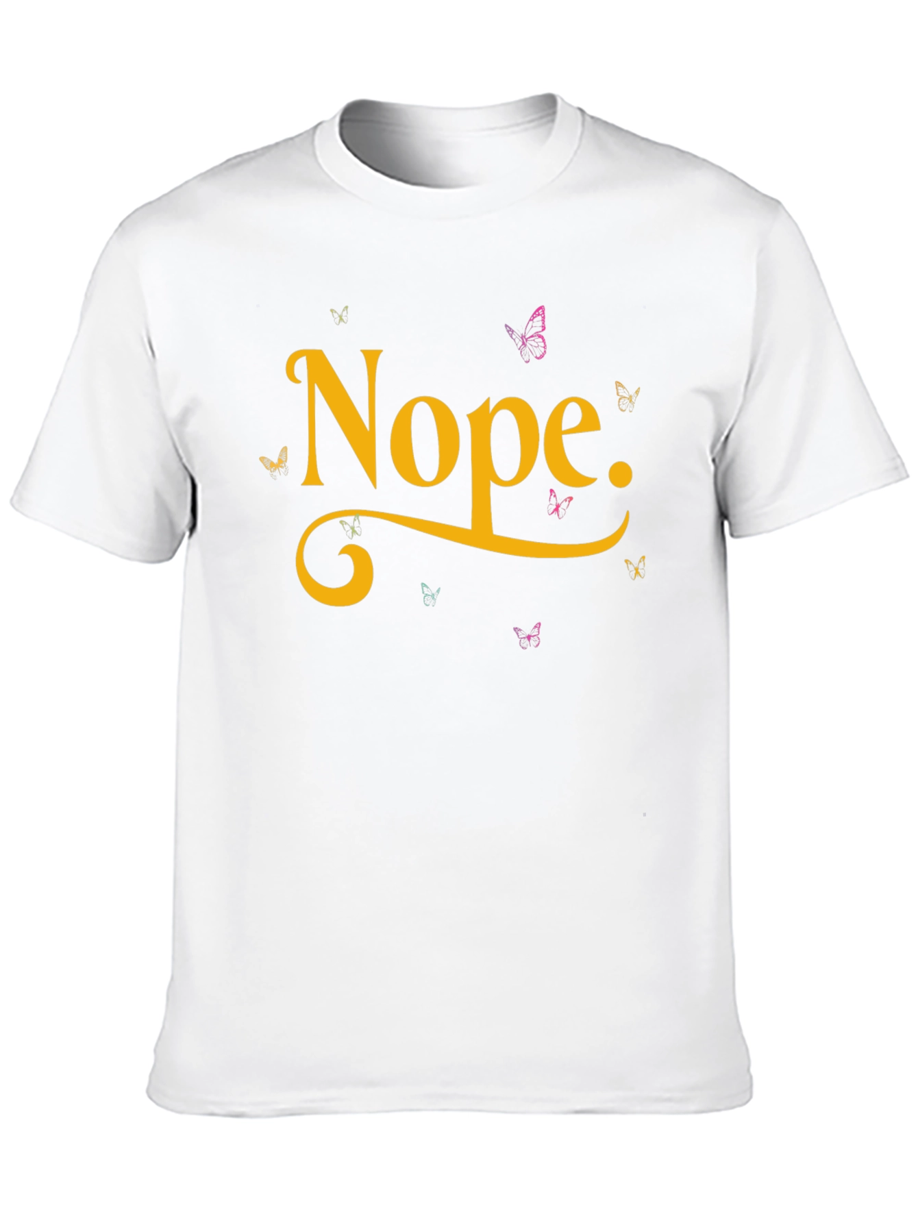 Nope Butterfly Graphic Tee