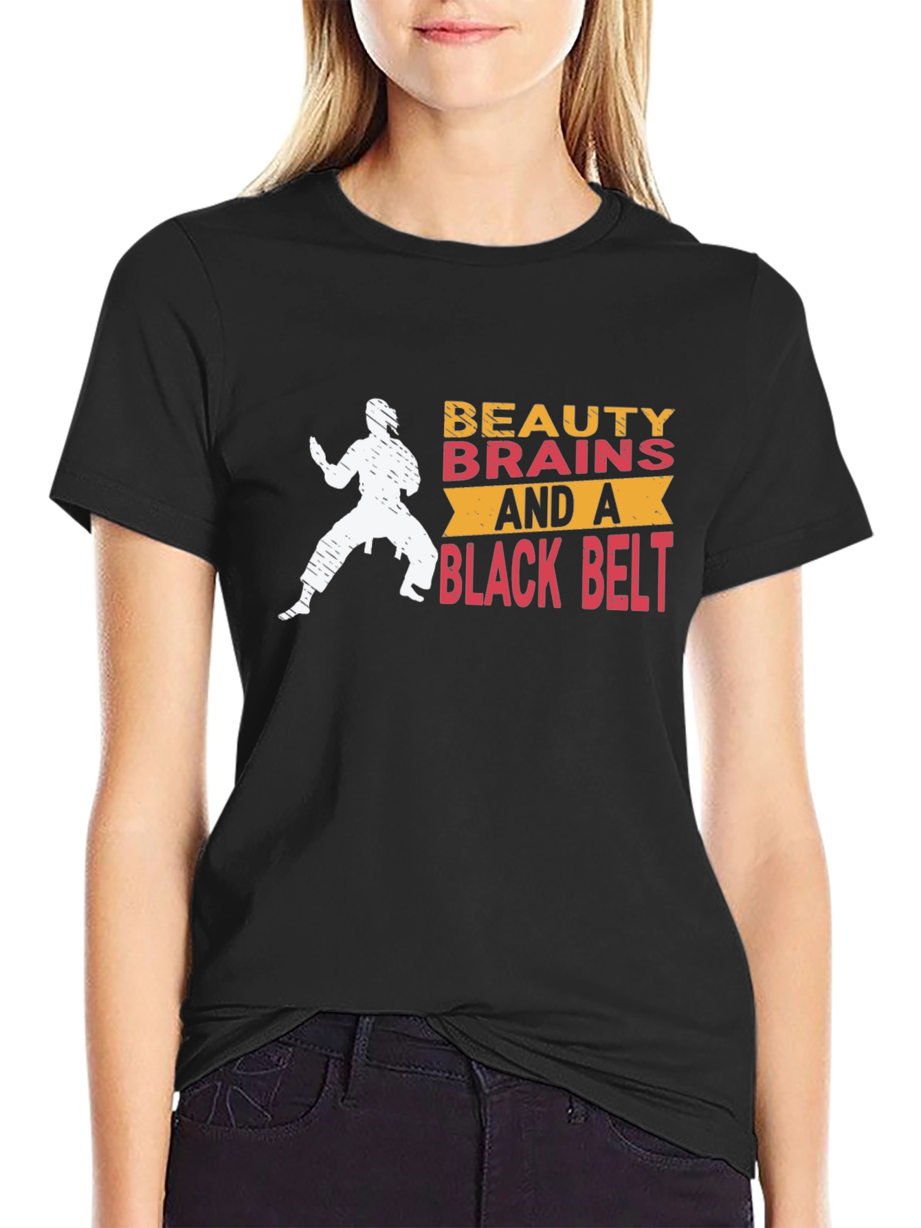 Beauty Brains and a Black Belt T-Shirt