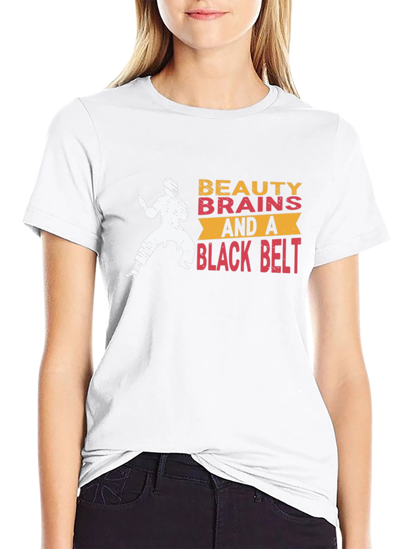 Beauty Brains and a Black Belt T-Shirt
