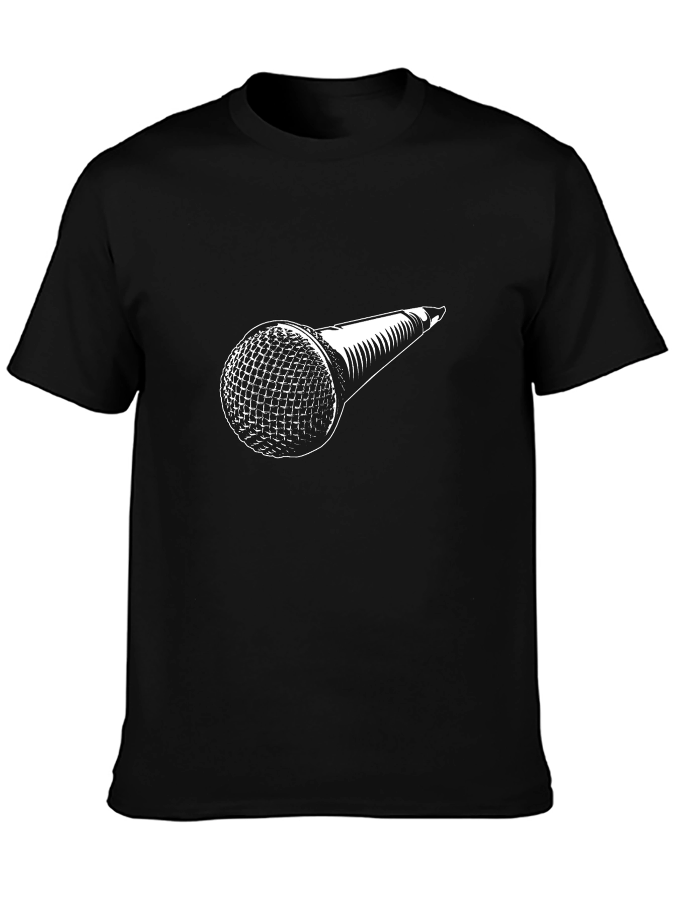 Microphone Graphic Tee - Singer Musician T-Shirt