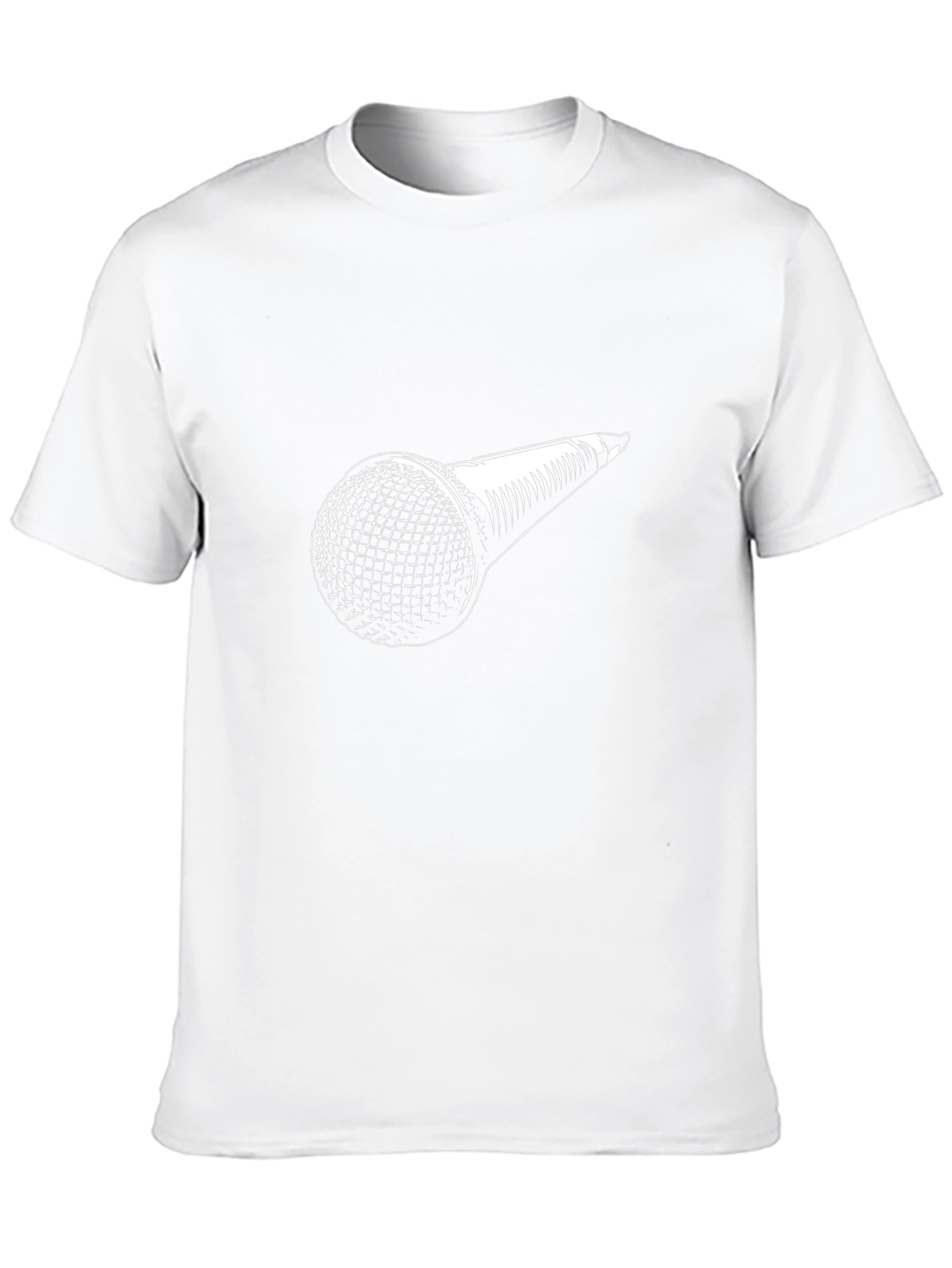 Microphone Graphic Tee - Singer Musician T-Shirt