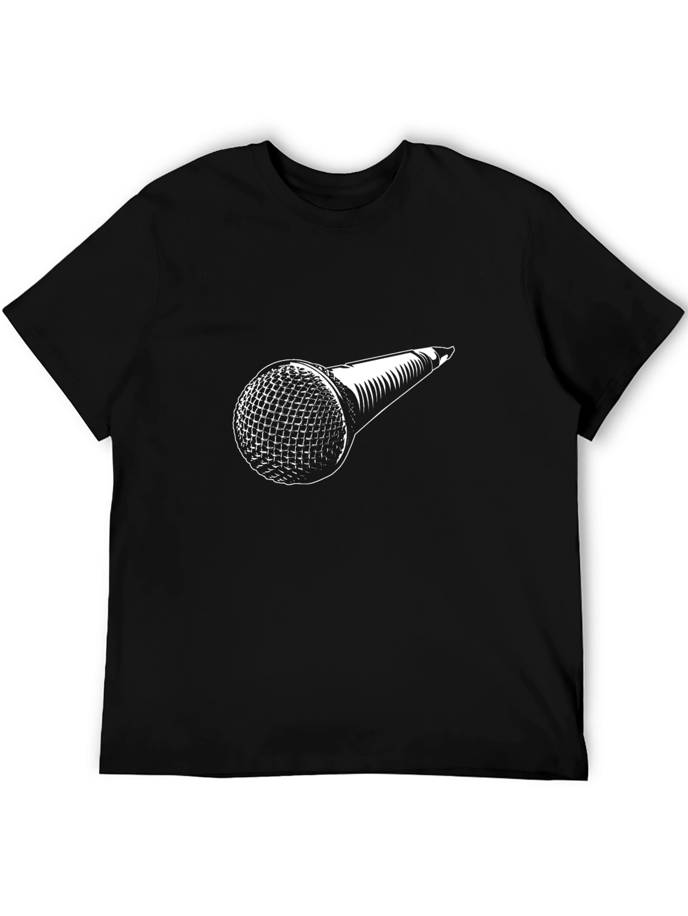 Microphone Graphic Tee - Singer Musician T-Shirt