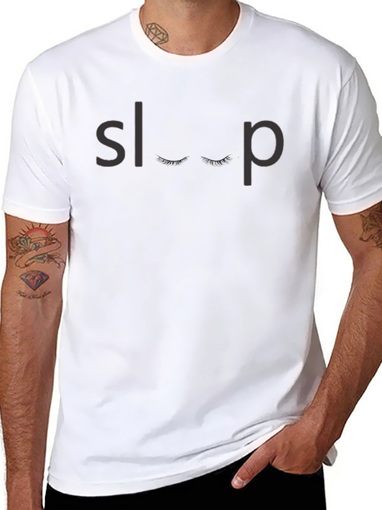 Sleep Graphic Print T-Shirt - Comfort Fit