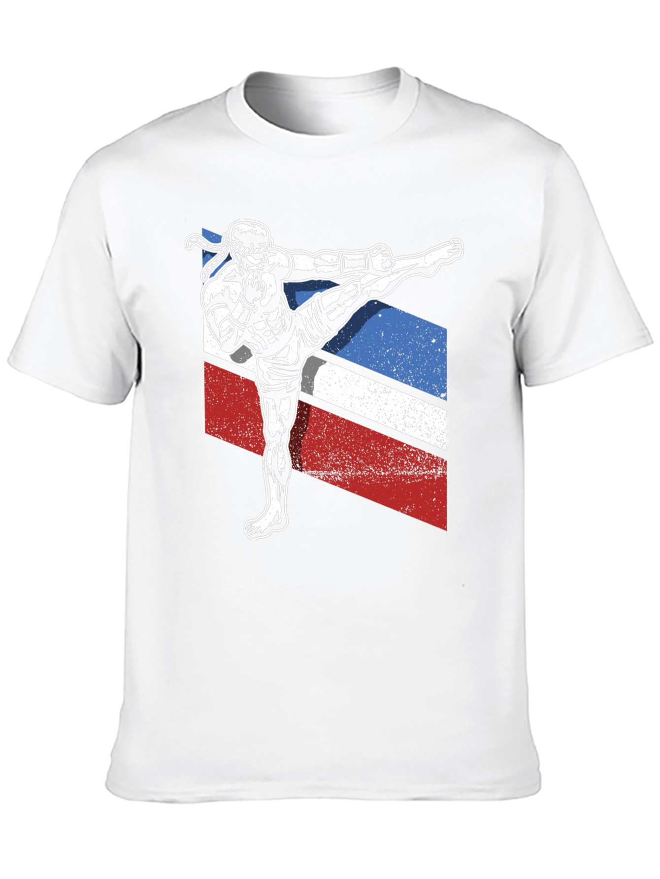 Muay Thai Kickboxer Graphic Tee - Black