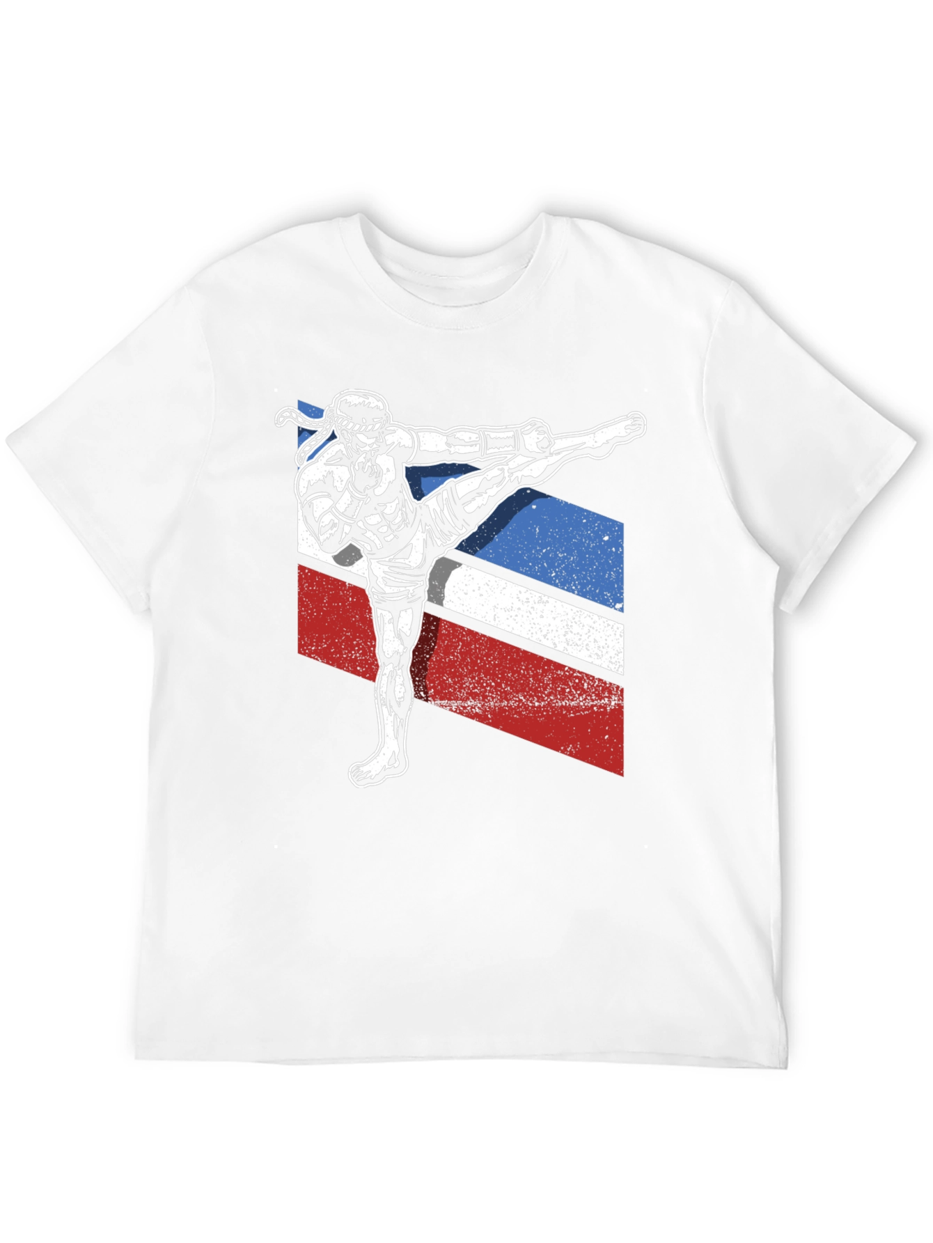 Muay Thai Kickboxer Graphic Tee - Black