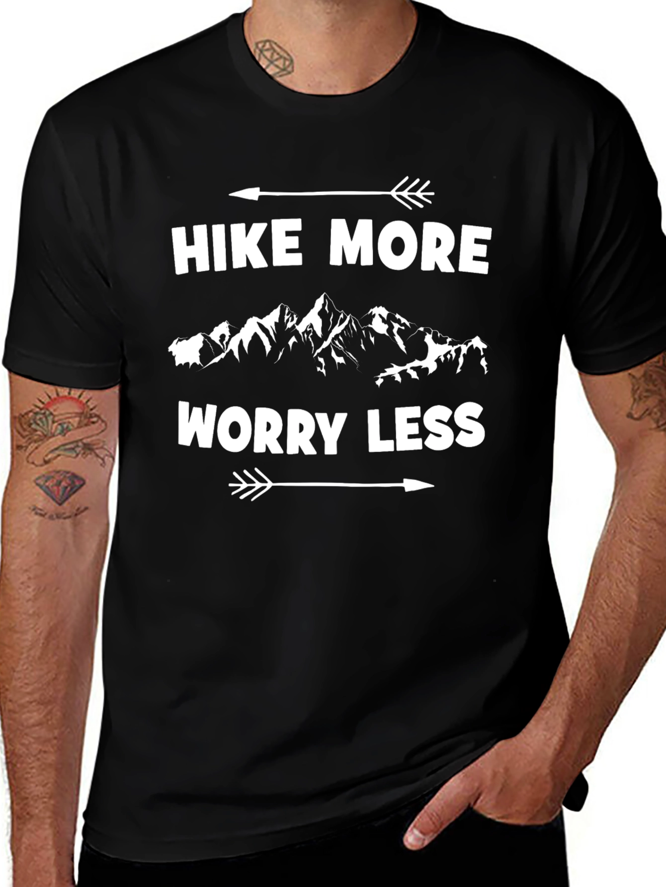 Hike More Worry Less Graphic Tee