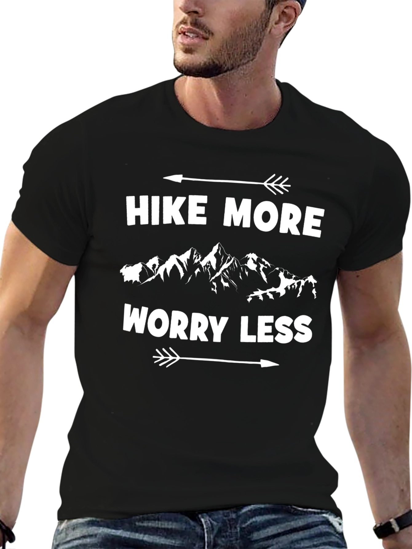 Hike More Worry Less Graphic Tee