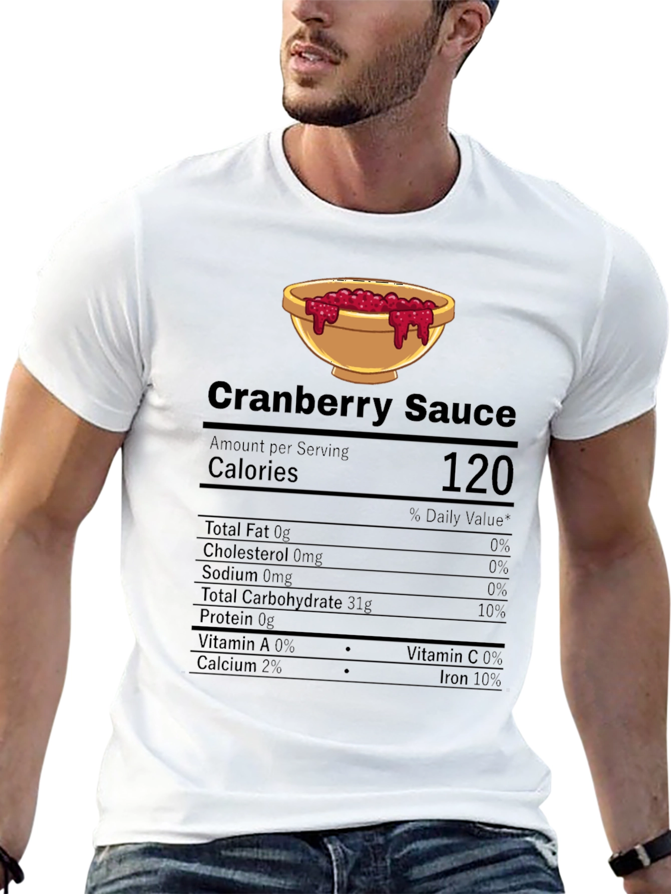 Cranberry Sauce Nutrition Facts T-Shirt