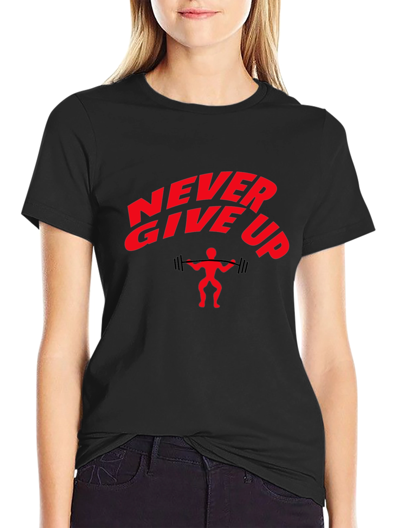 Never Give Up Graphic T-Shirt
