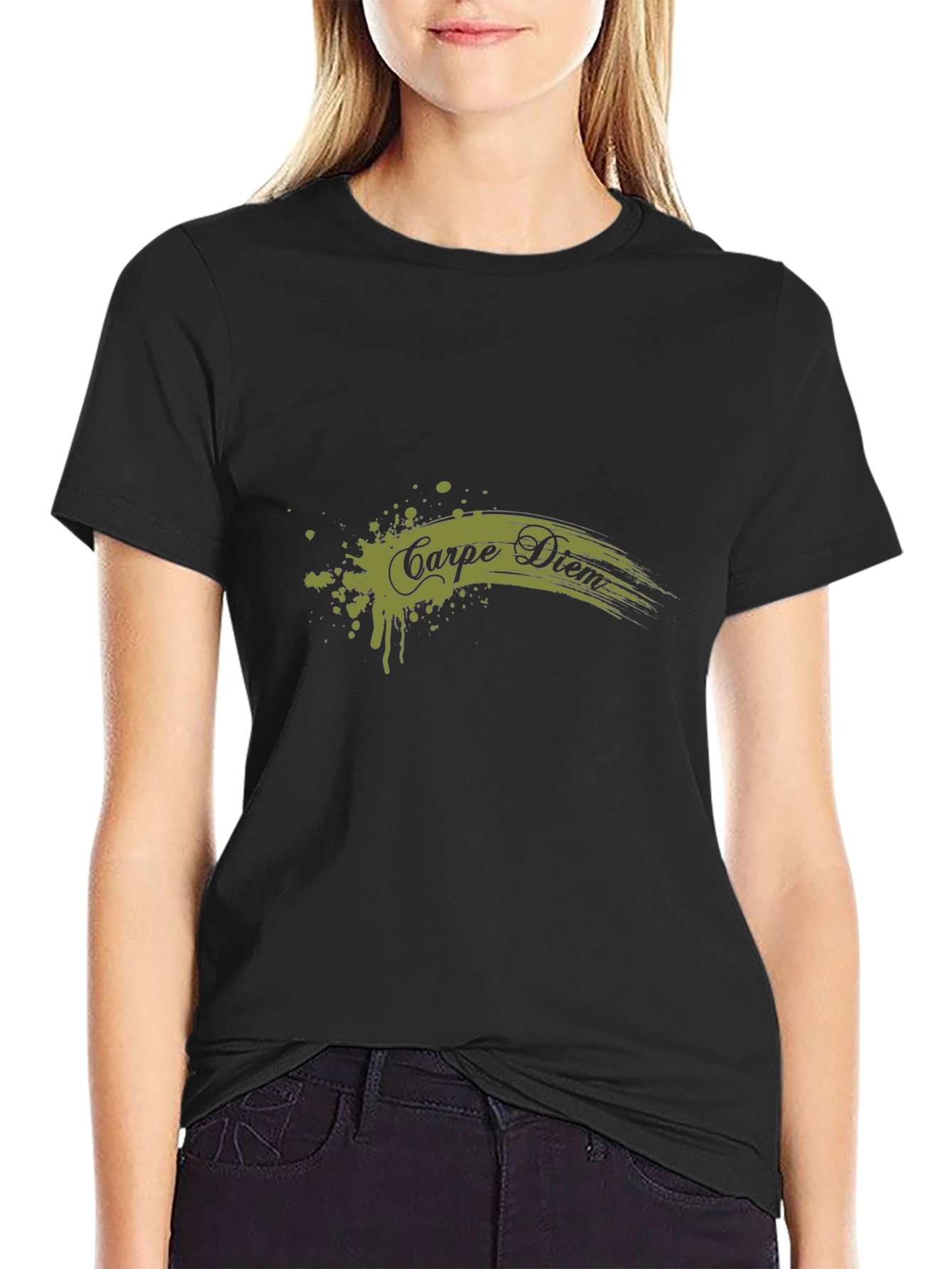 Carpe Diem Black T-Shirt - Seize the Day!