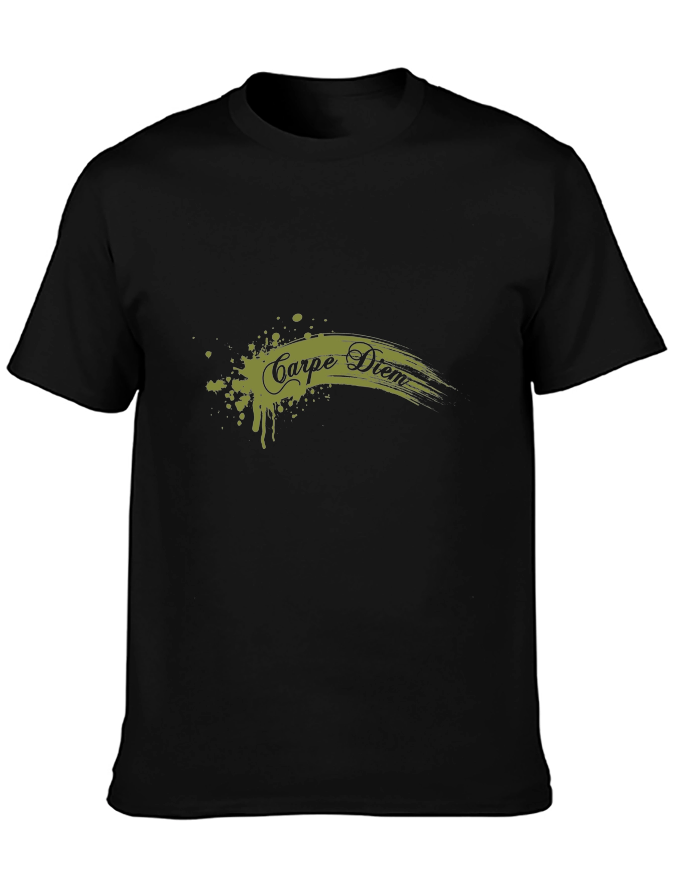 Carpe Diem Black T-Shirt - Seize the Day!